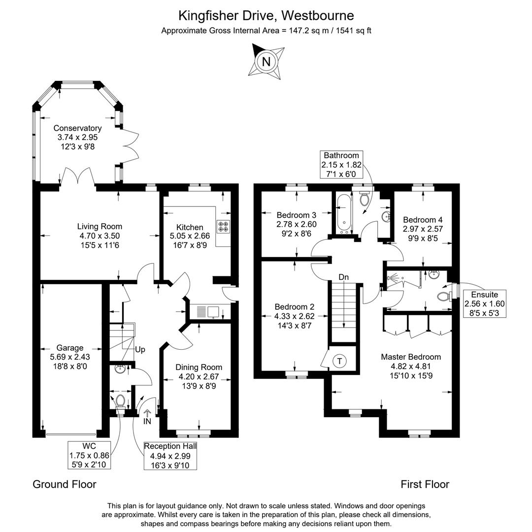 6, Kingfisher Drive, Westbourne floorplan