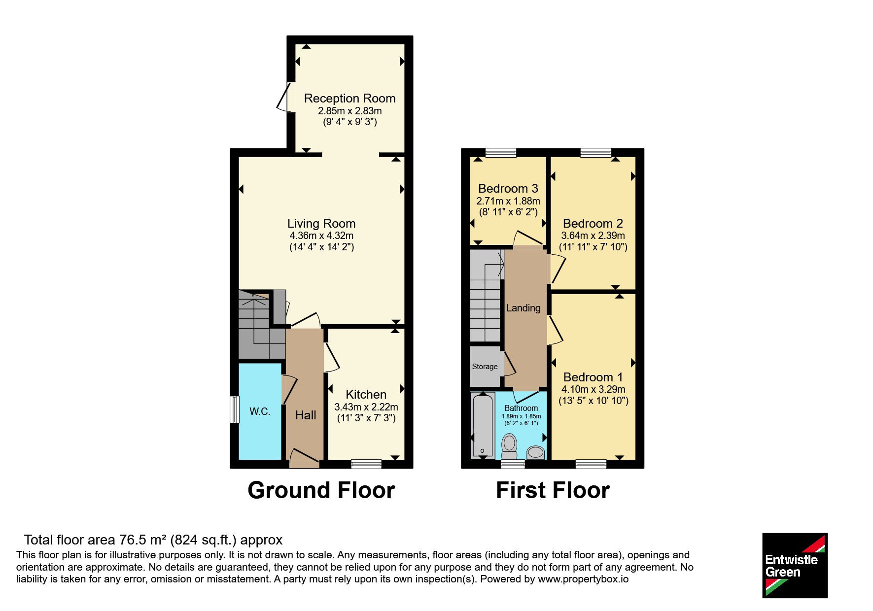 124, Beaminster Avenue, Lancashire floorplan