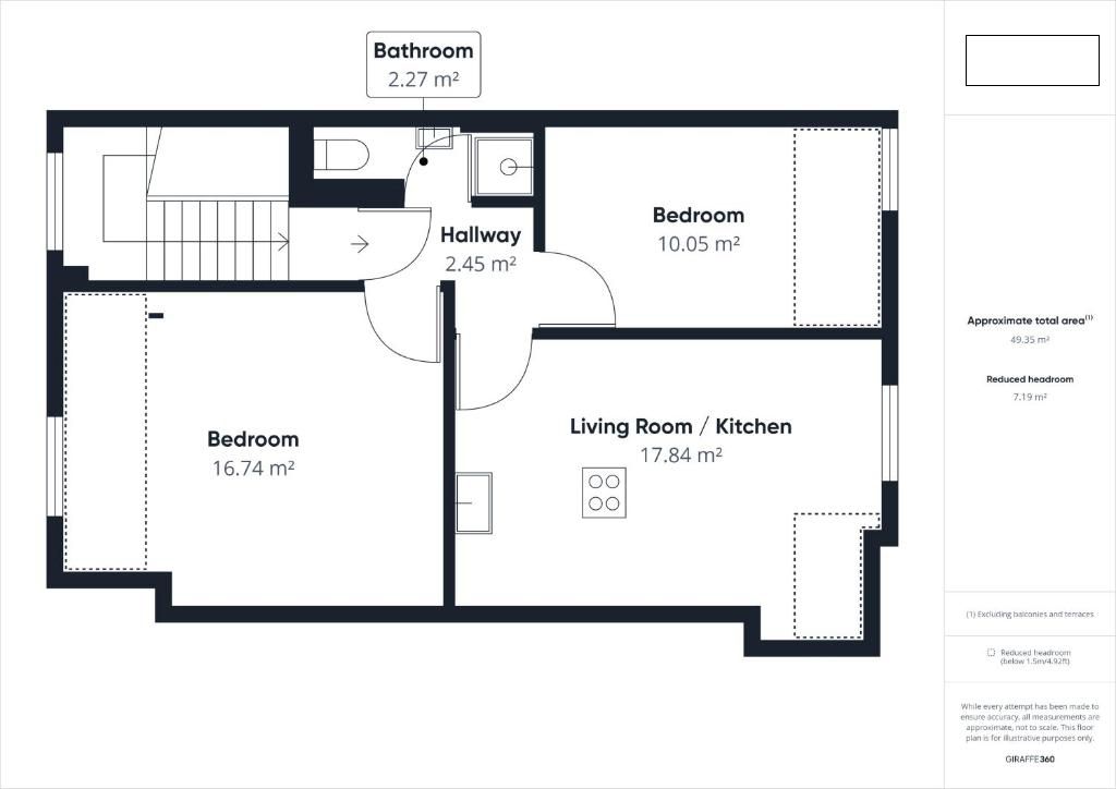 Flat 5, 7 Church Sq, Whitby floorplan