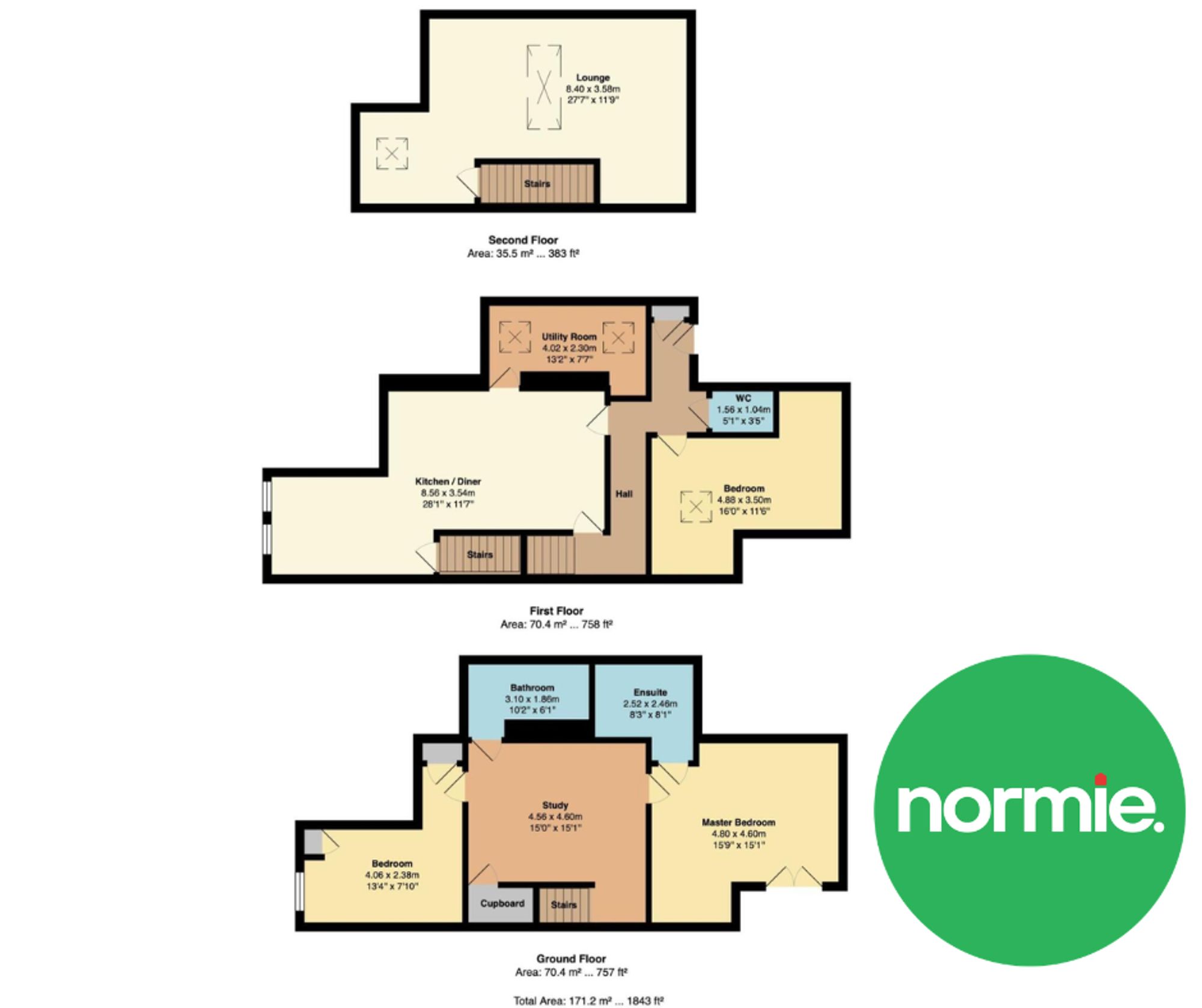Apt 9, 1 Stand Lodge, Manchester floorplan