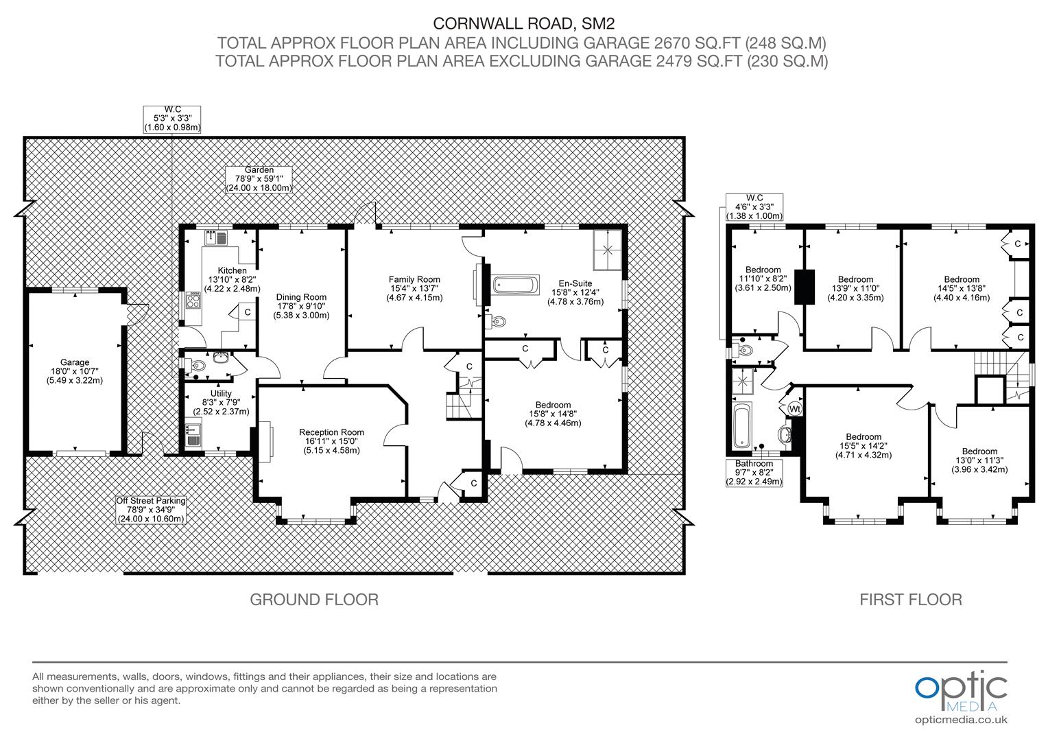 33, Cornwall Road, Cheam floorplan