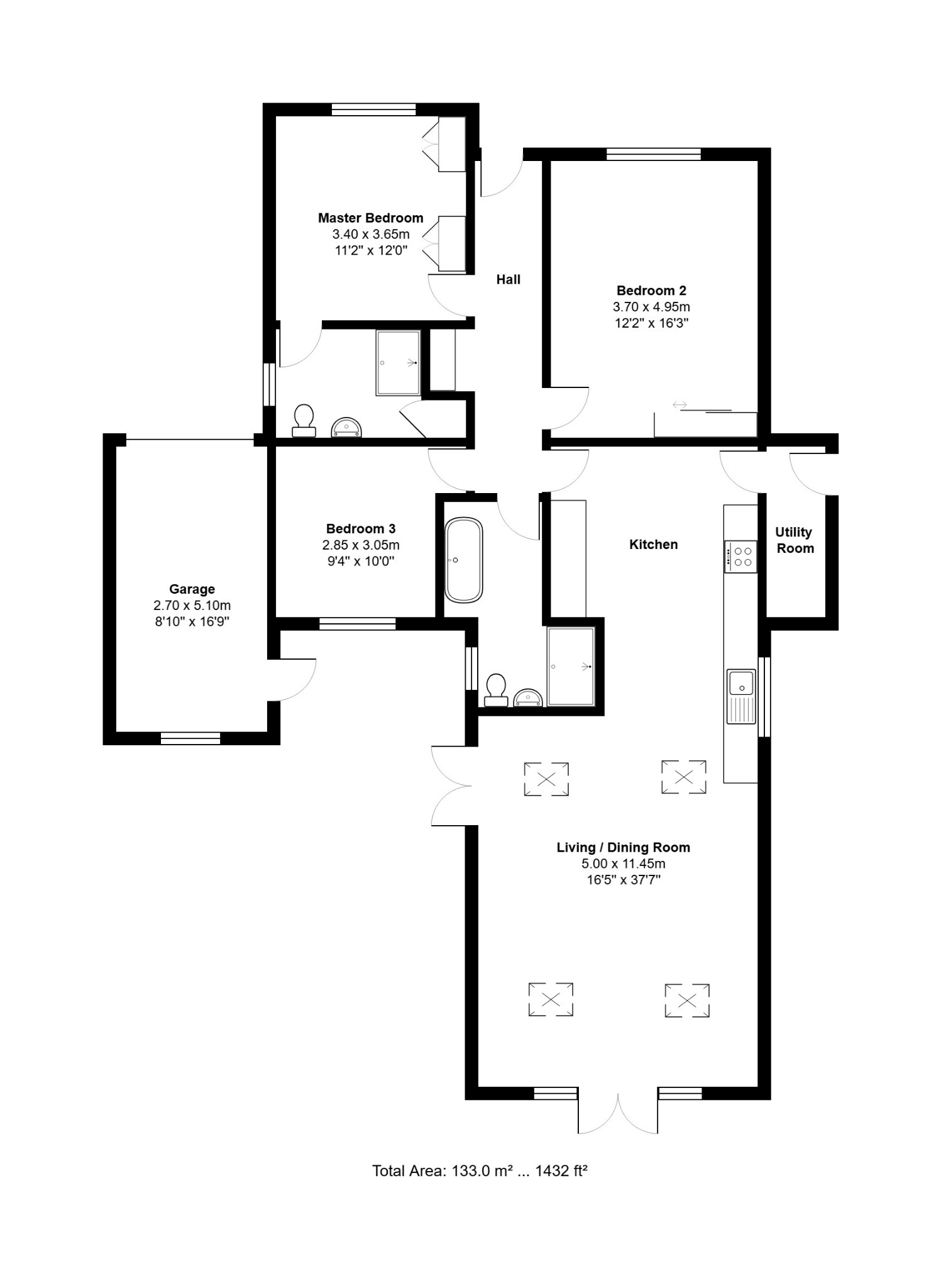 10 Strickland Avenue, Snettisham, Norfolk floorplan