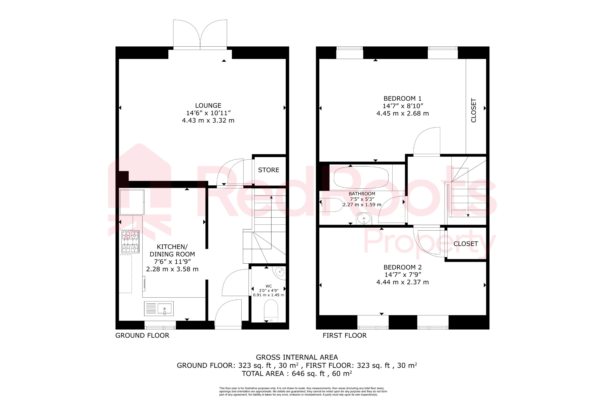 70, Carr Road, Doncaster floorplan