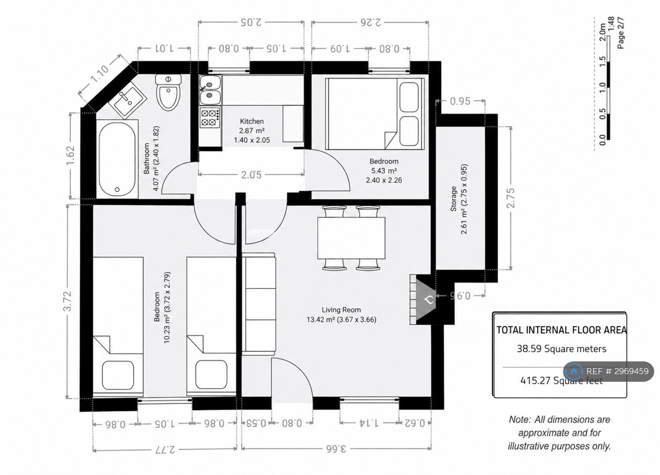 Esterbrooke St, London floorplan