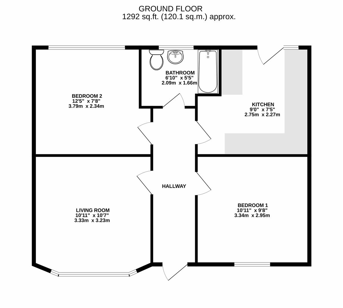 BUMPER, 528, Sipson Road, West Drayton floorplan