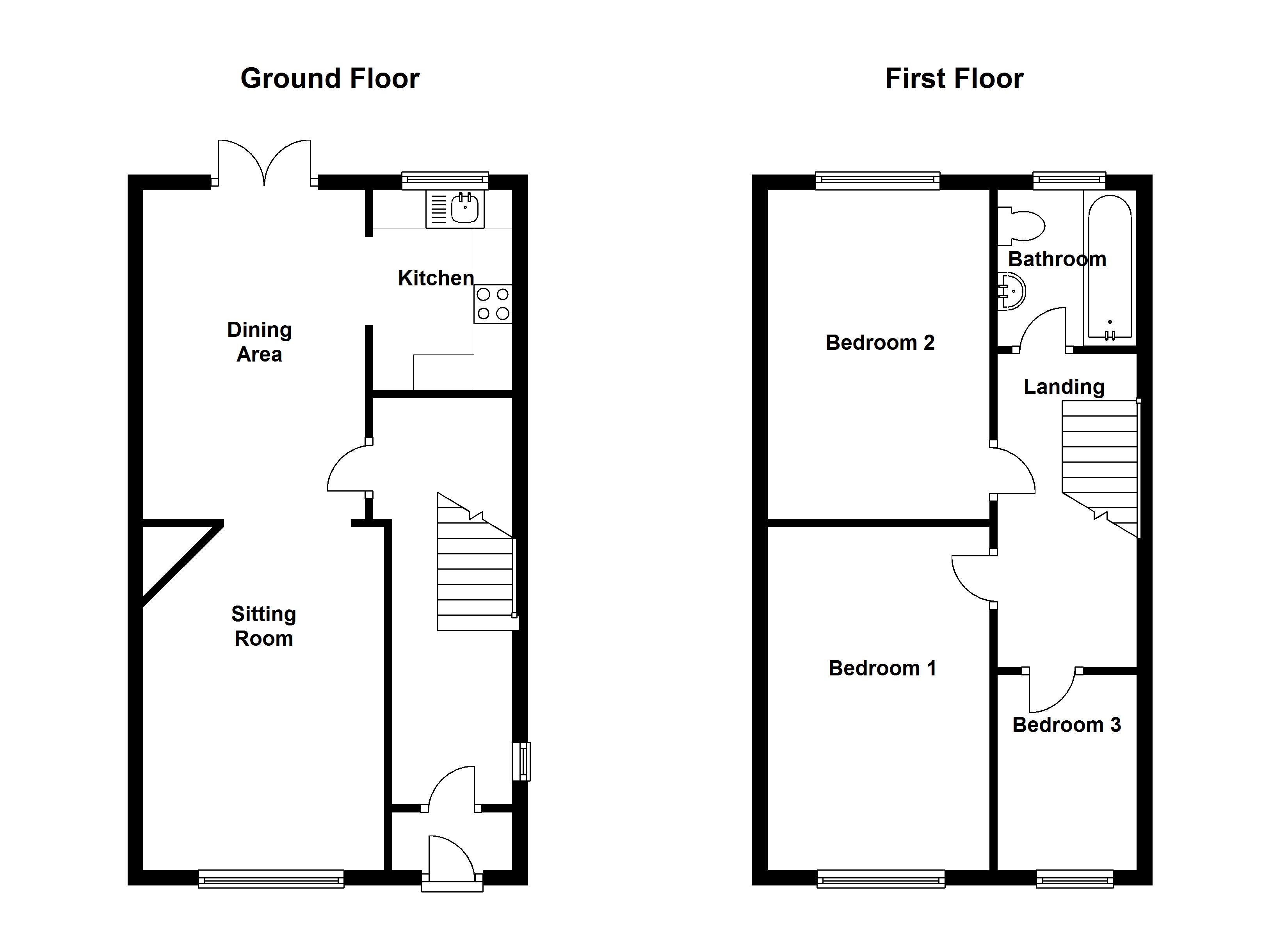 3 Bedrooms End terrace house to rent in St. Thomas's Road, Worthing BN14