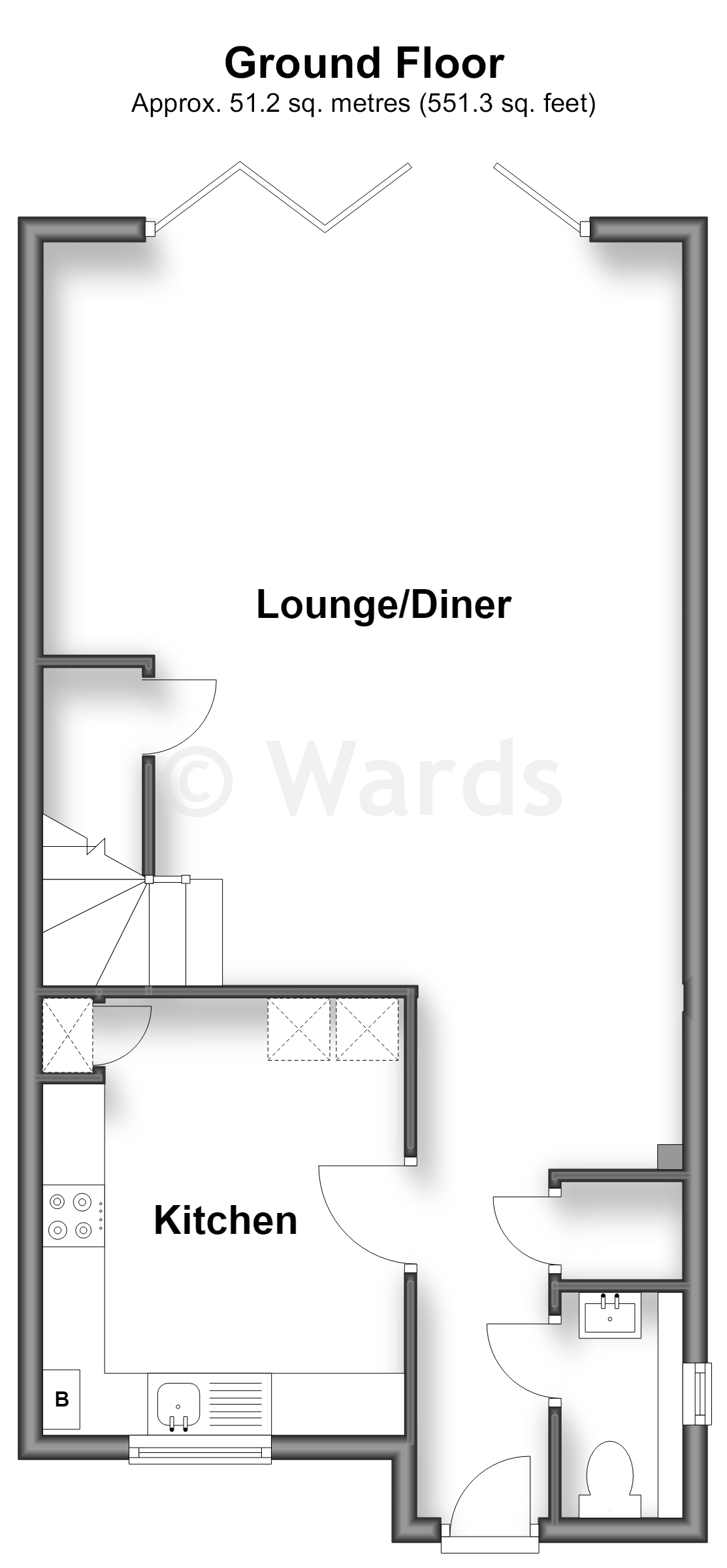 3, Brewers Close, Lydd floorplan