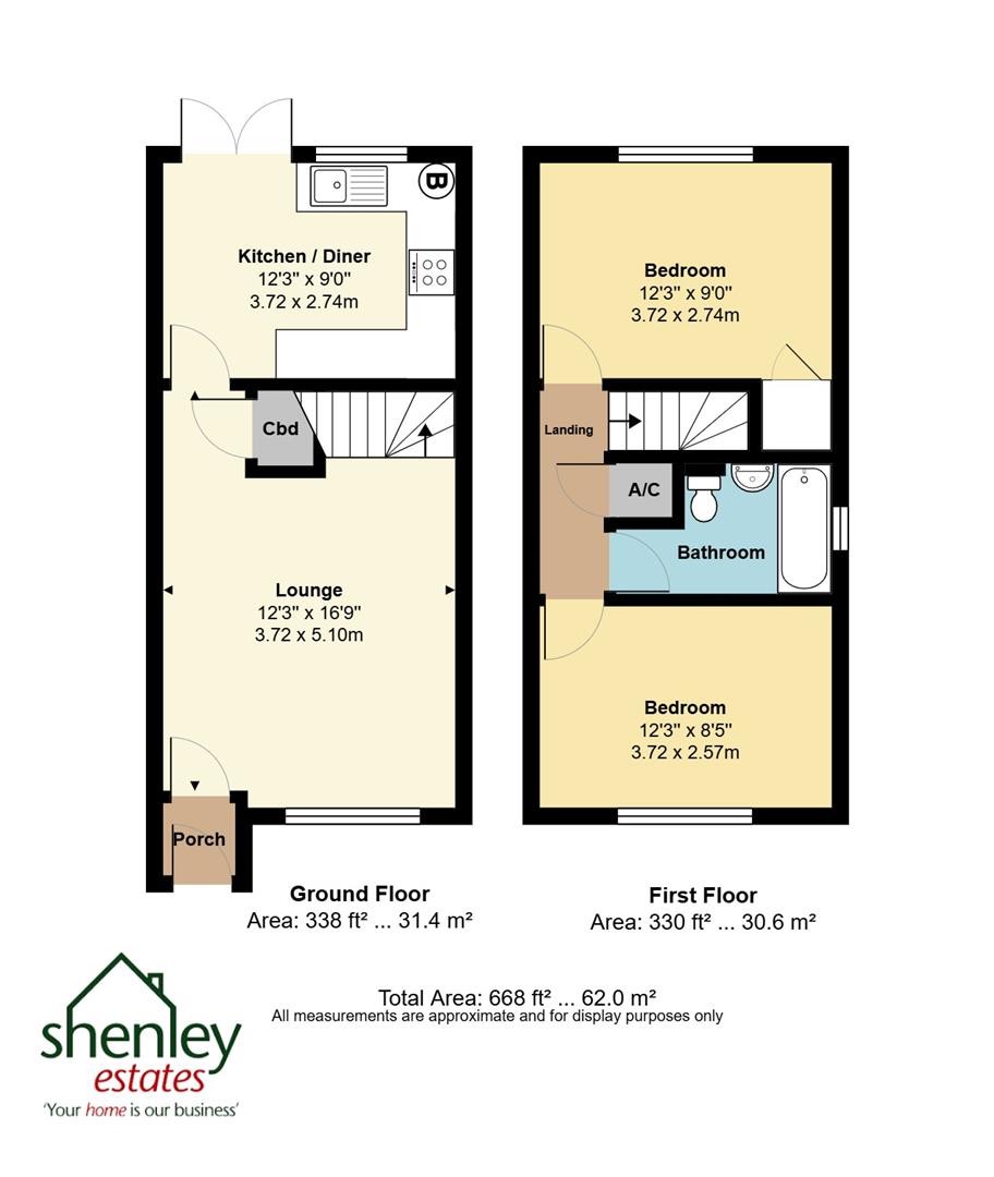 7, Laxton Gardens, Shenley floorplan