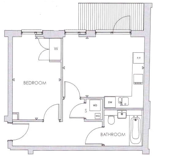 1 Bedrooms  to rent in Merchants Walk, 24 Barry Blandford Way, Bow, London E3