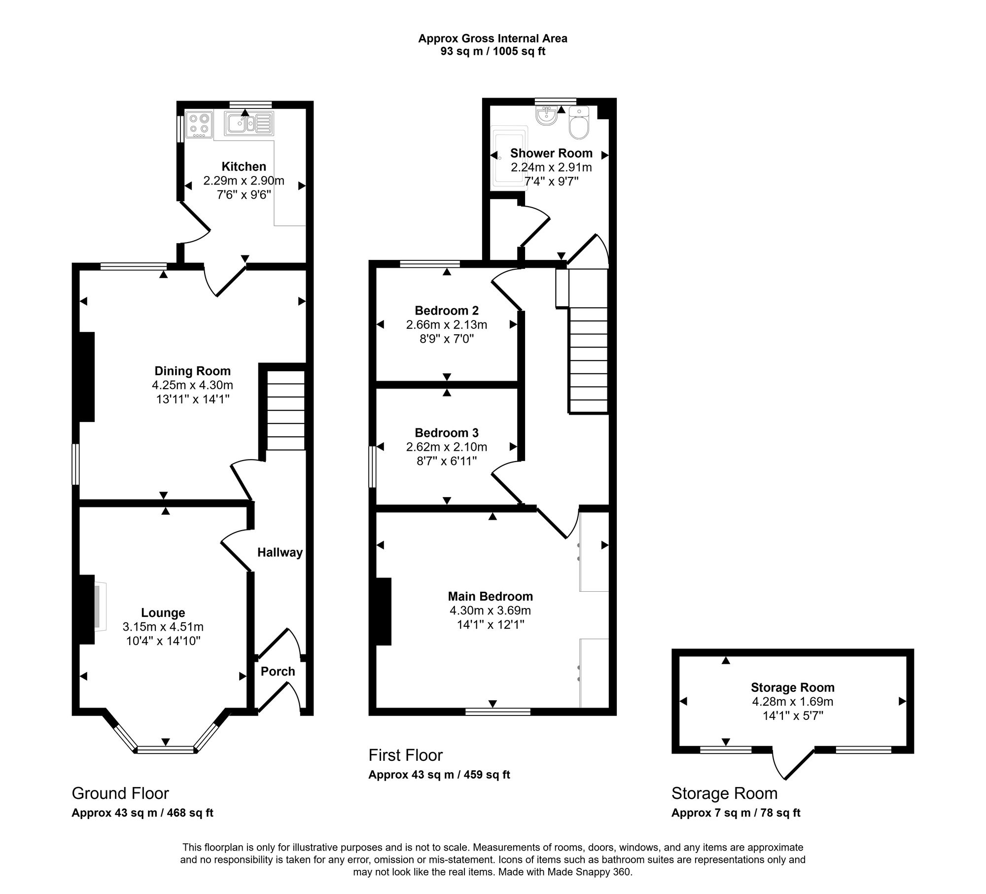 418 Ormskirk Road, Wigan floorplan