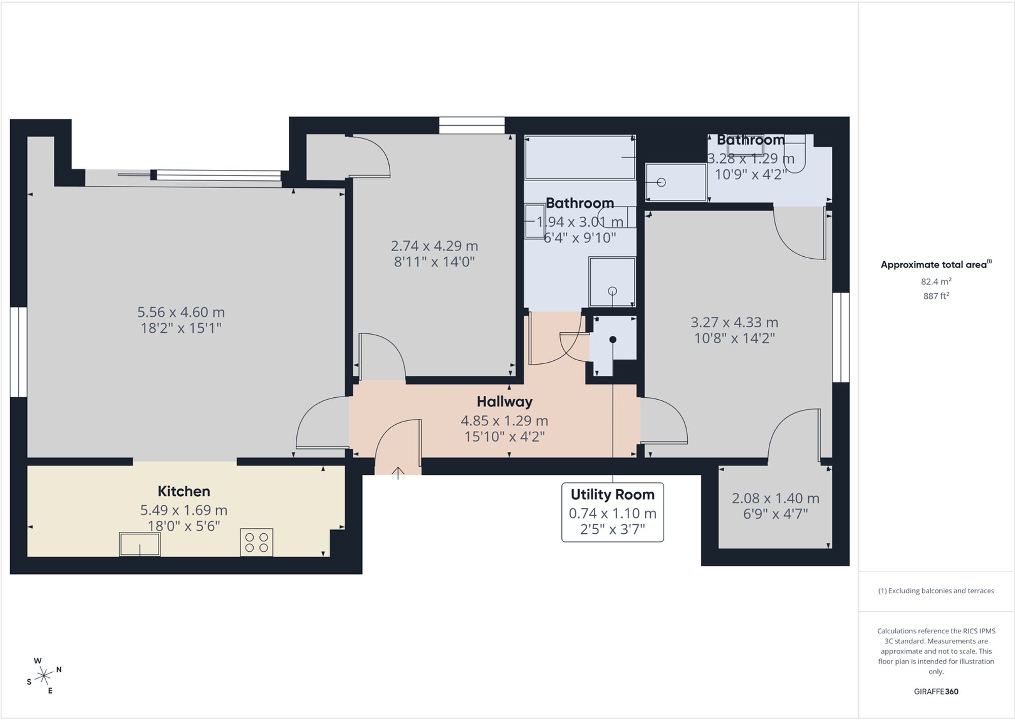 Flat 11, Sonny Rae Mews Thurlow Road, Torquay floorplan