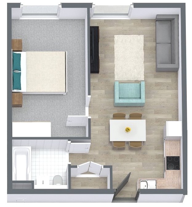 Apartment 65, Plaza 1821, 3, William Jessop Way, Merseyside floorplan