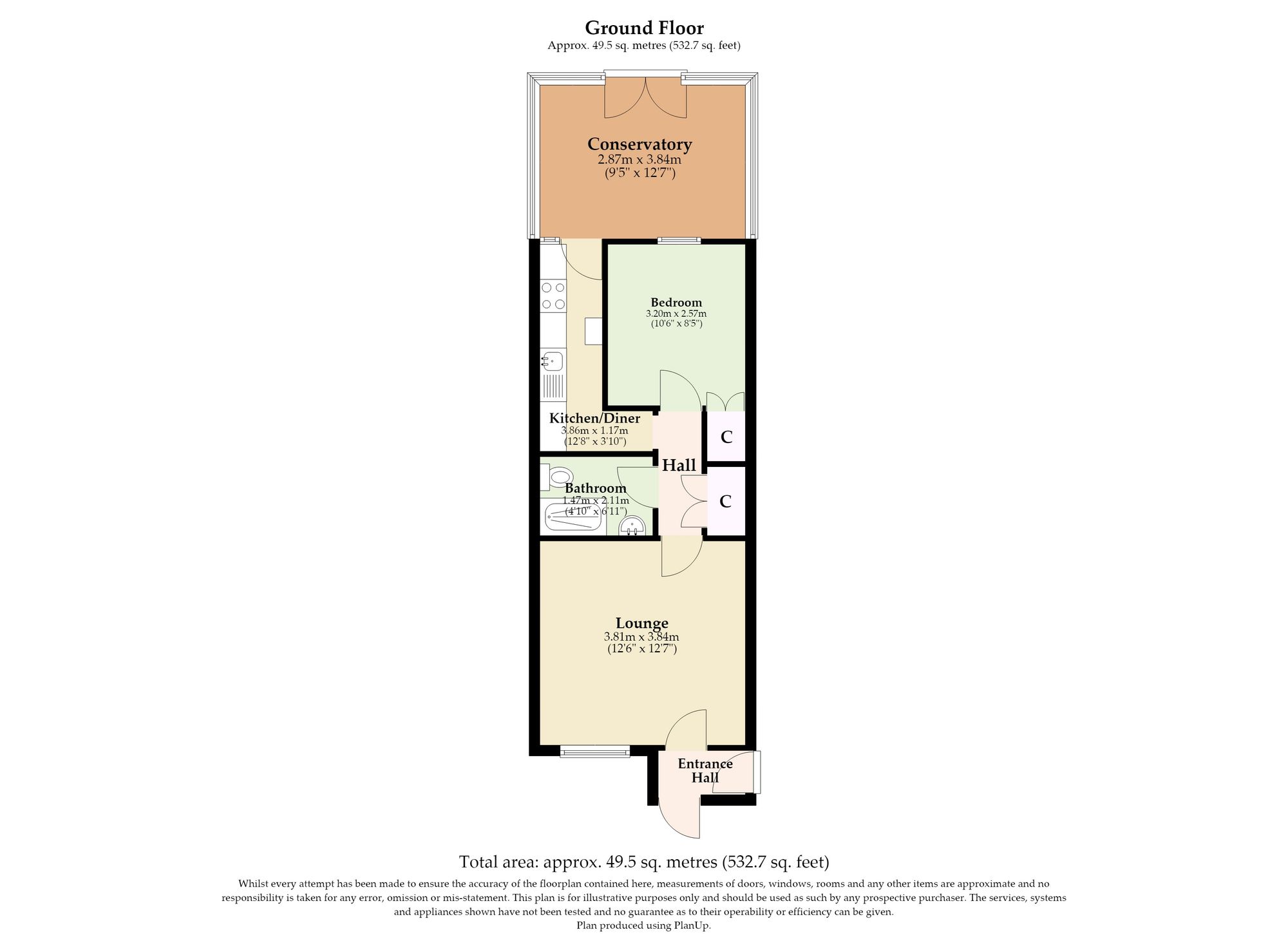 5 Rockall Way, Great Yarmouth floorplan