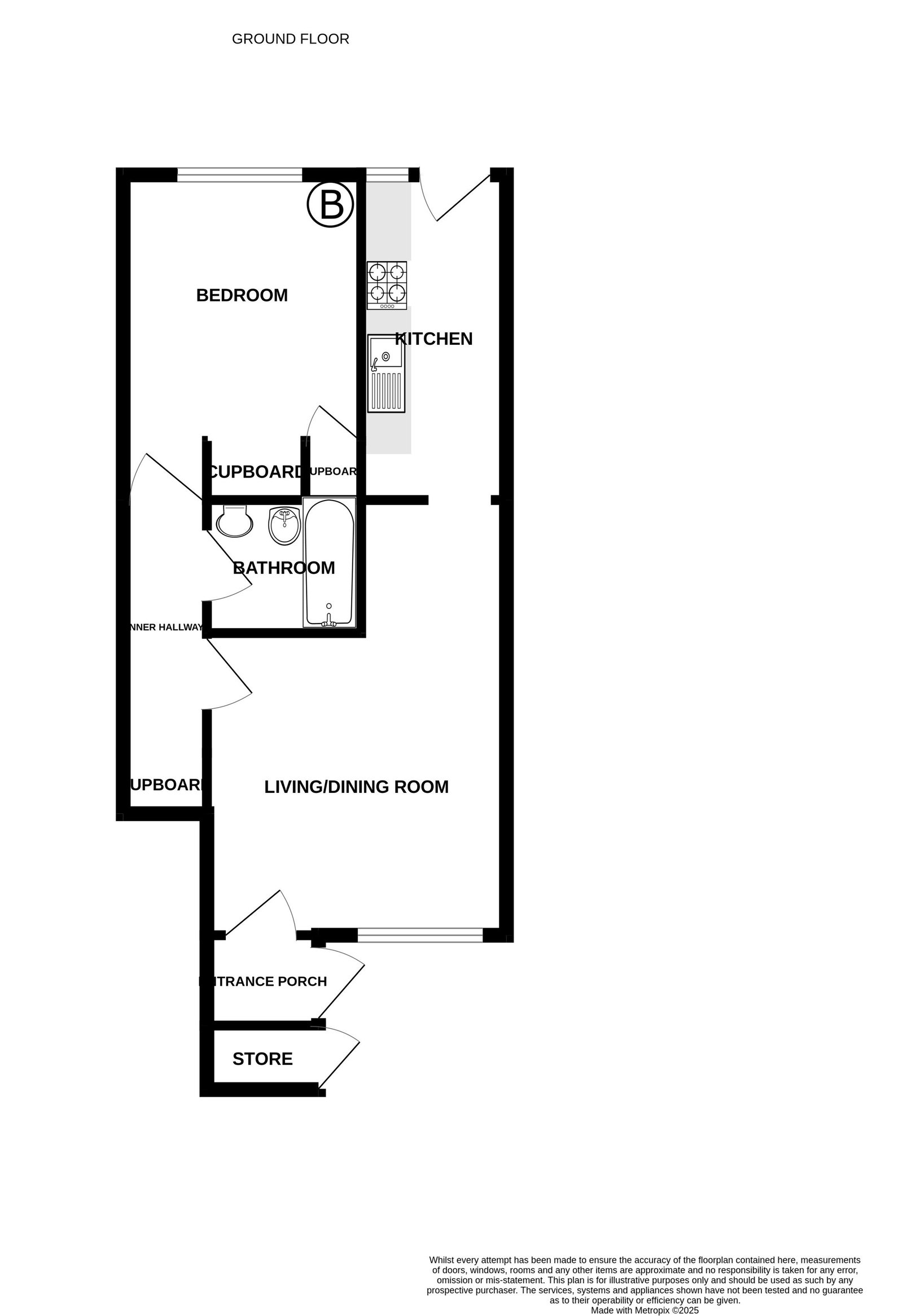 34, Priddis Close, Exmouth floorplan