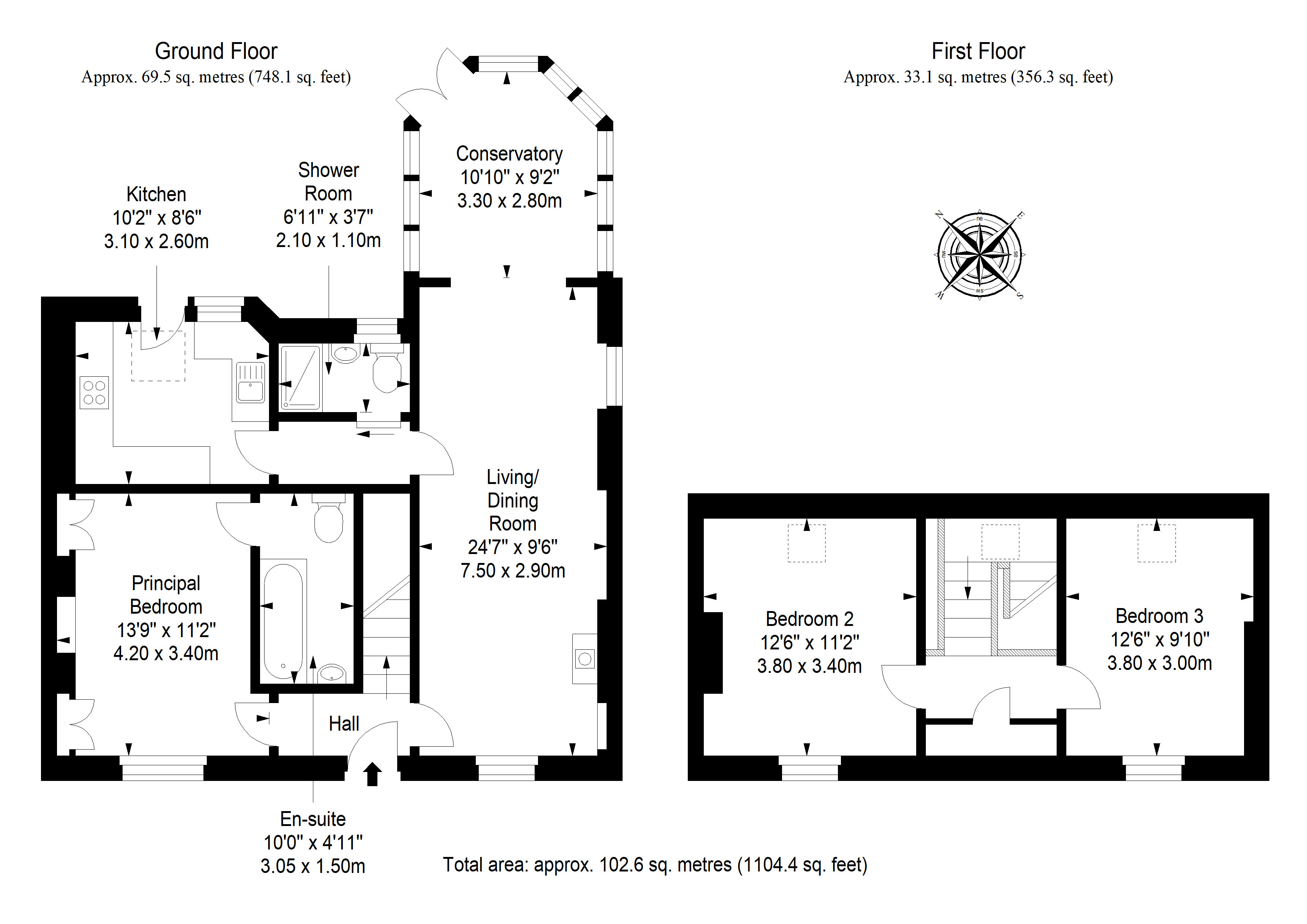 Hope Cottage, 6, Cope Lane, Port Seton floorplan
