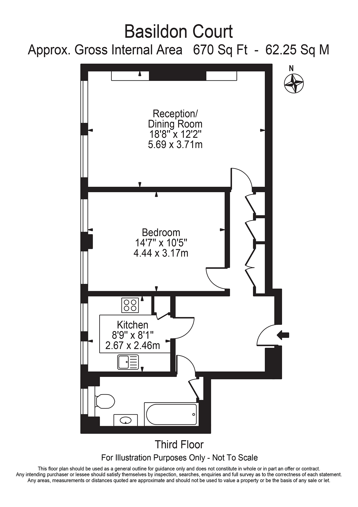 1 Bedrooms Flat to rent in Basildon Court, 28 Devonshire Street, London W1G
