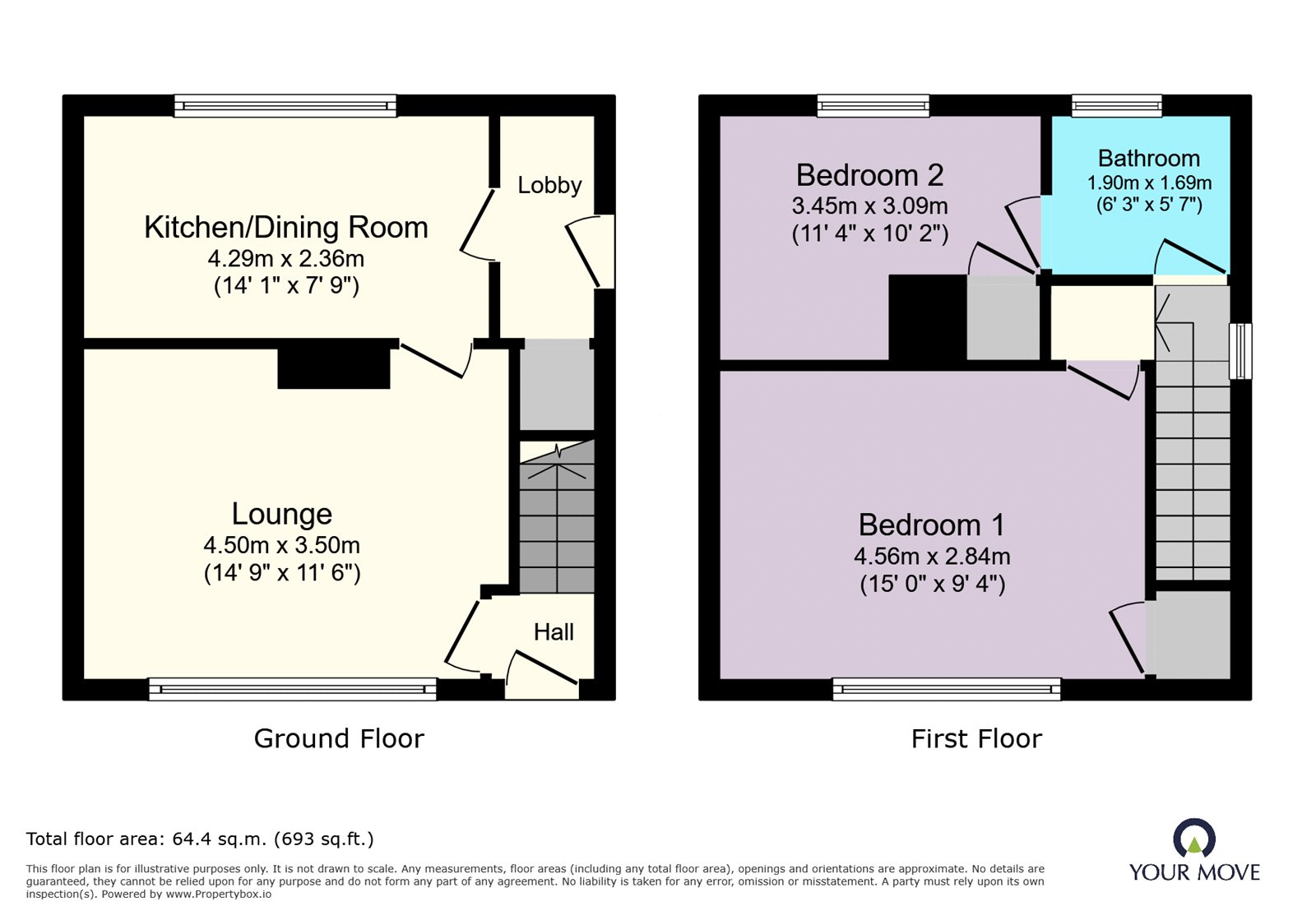 31, Erw Wen, Oswestry floorplan