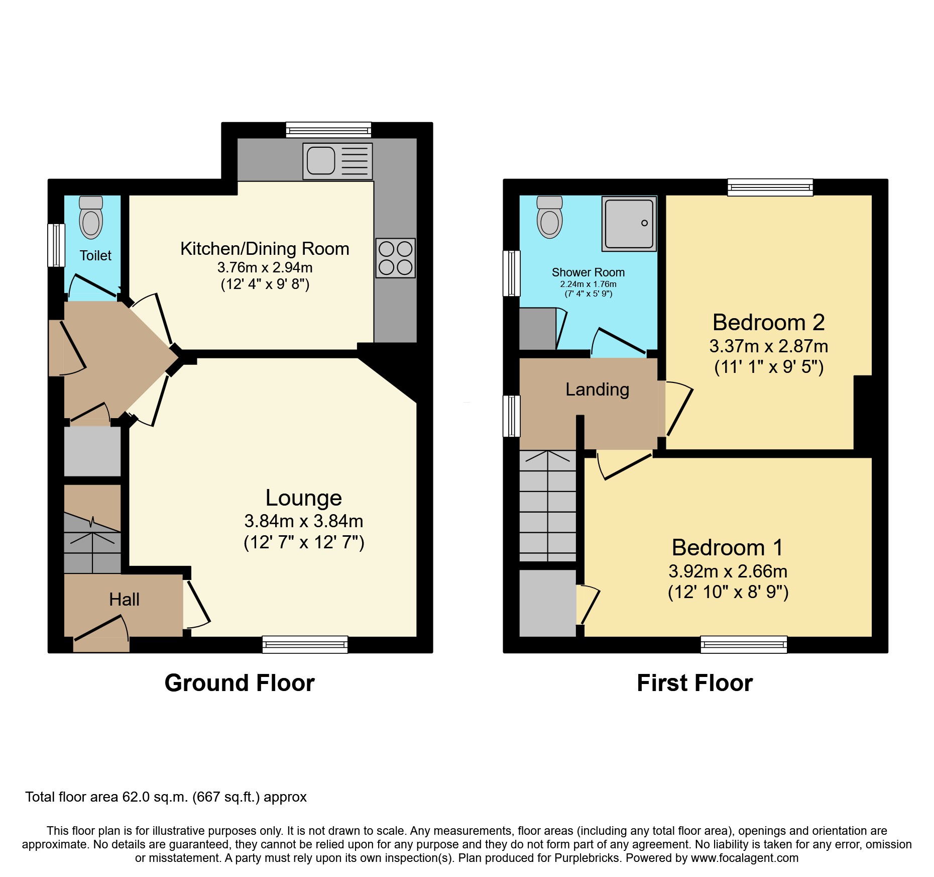21, Durham Road, Dudley floorplan
