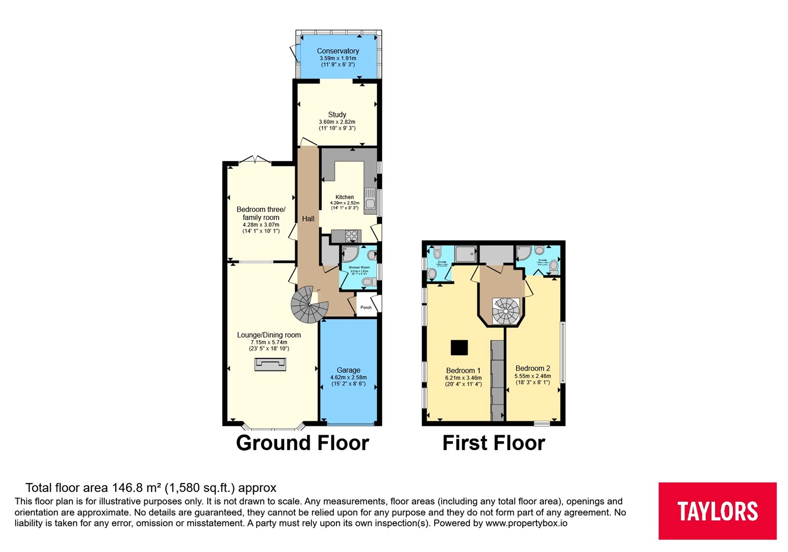 12, Oakleigh Drive, Northamptonshire floorplan