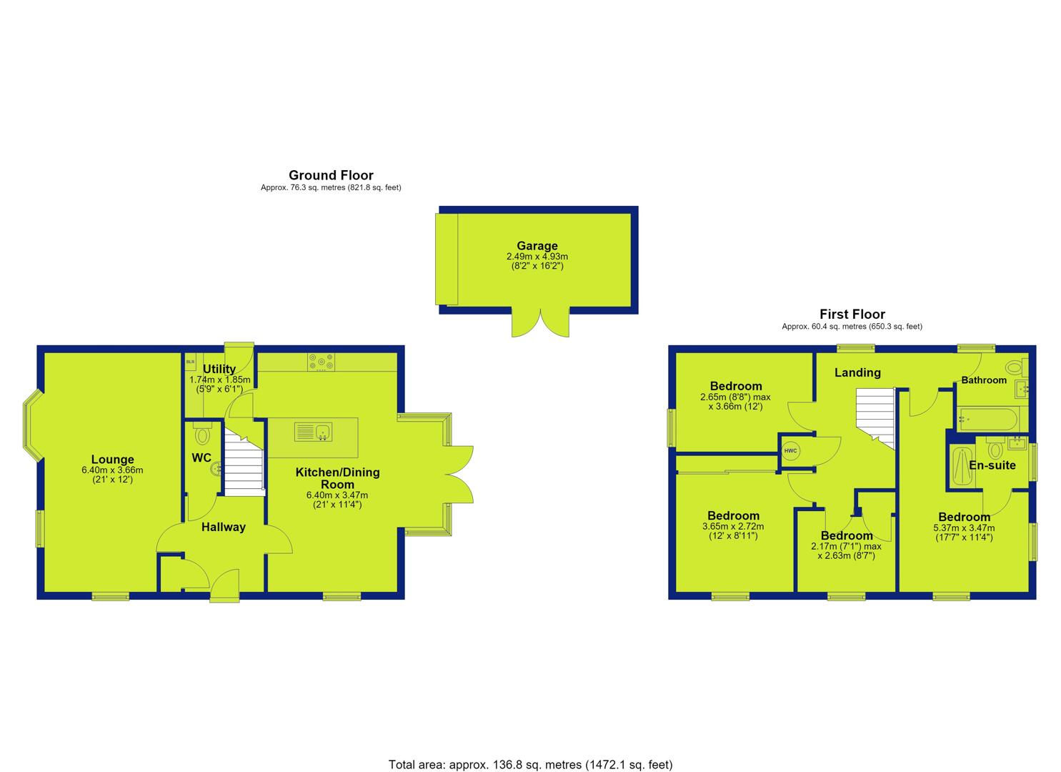 1, Mountain Ash Crescent, Nottingham floorplan