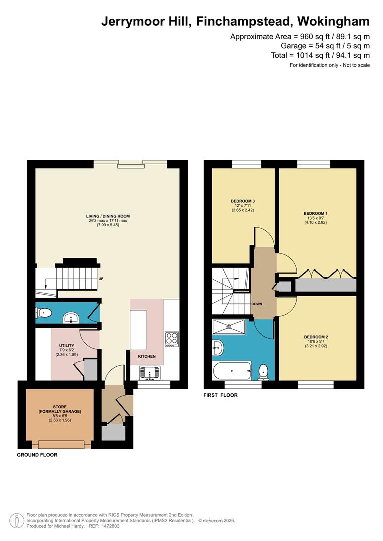 75, Jerrymoor Hill, Finchampstead floorplan