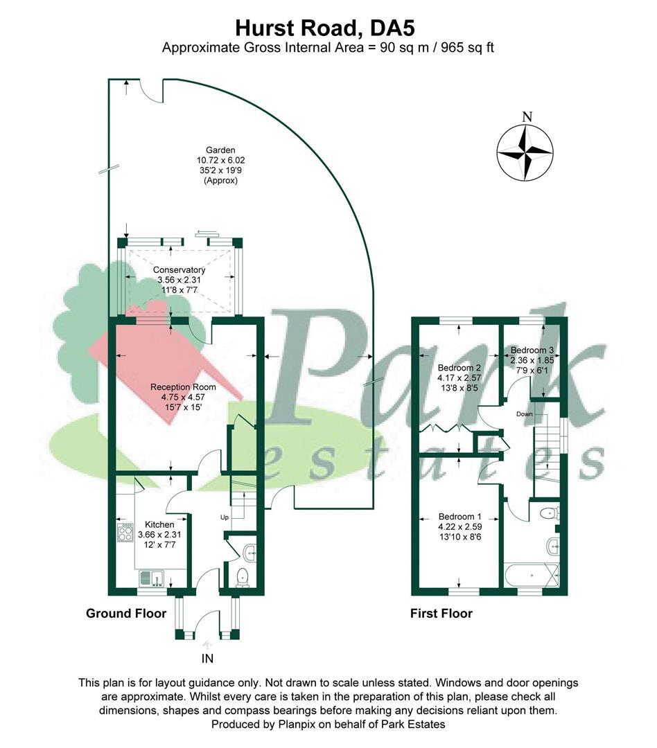 481, Hurst Road, Bexley floorplan