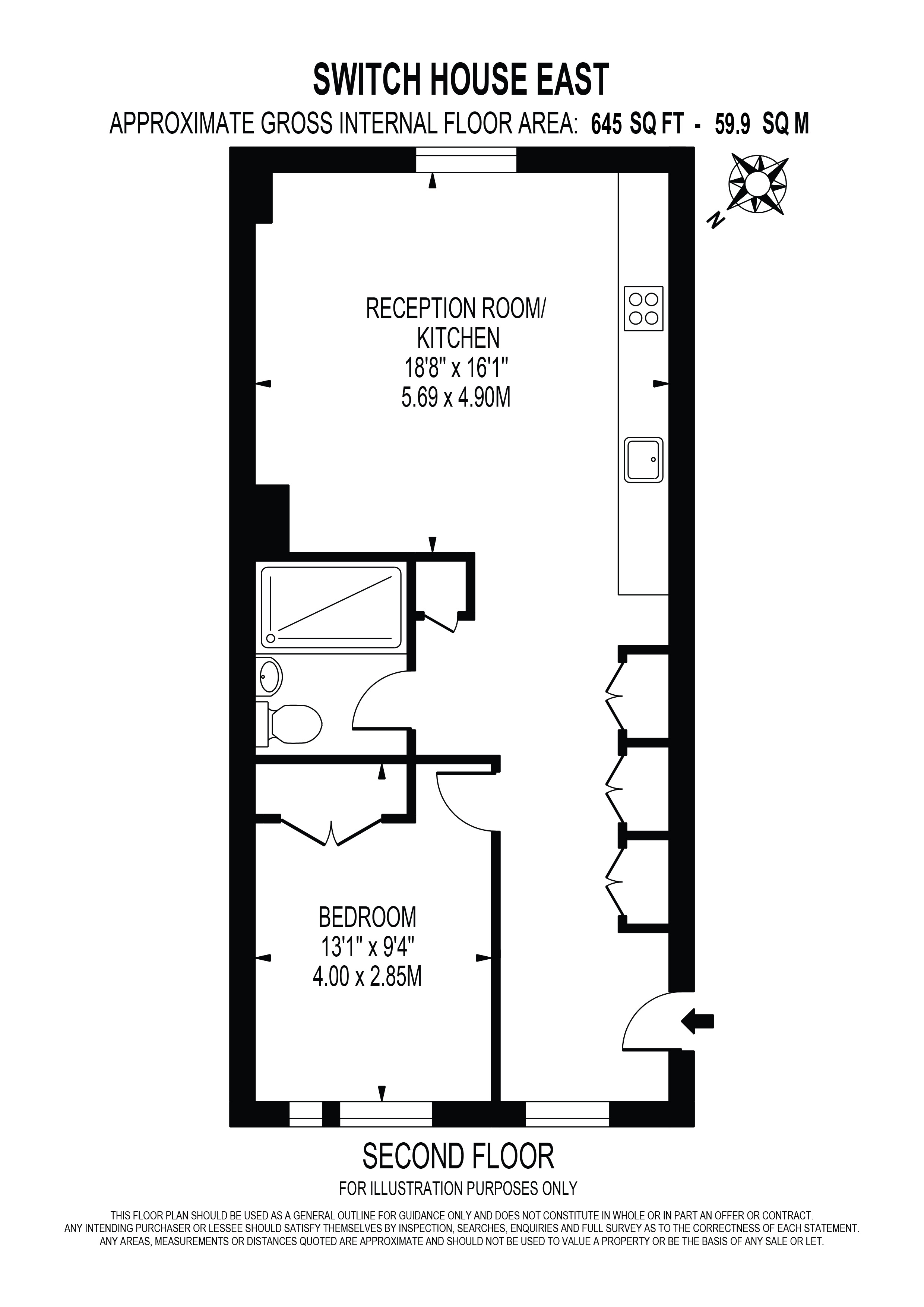 Switch House East, Battersea Power Station, London, SW11 floorplan