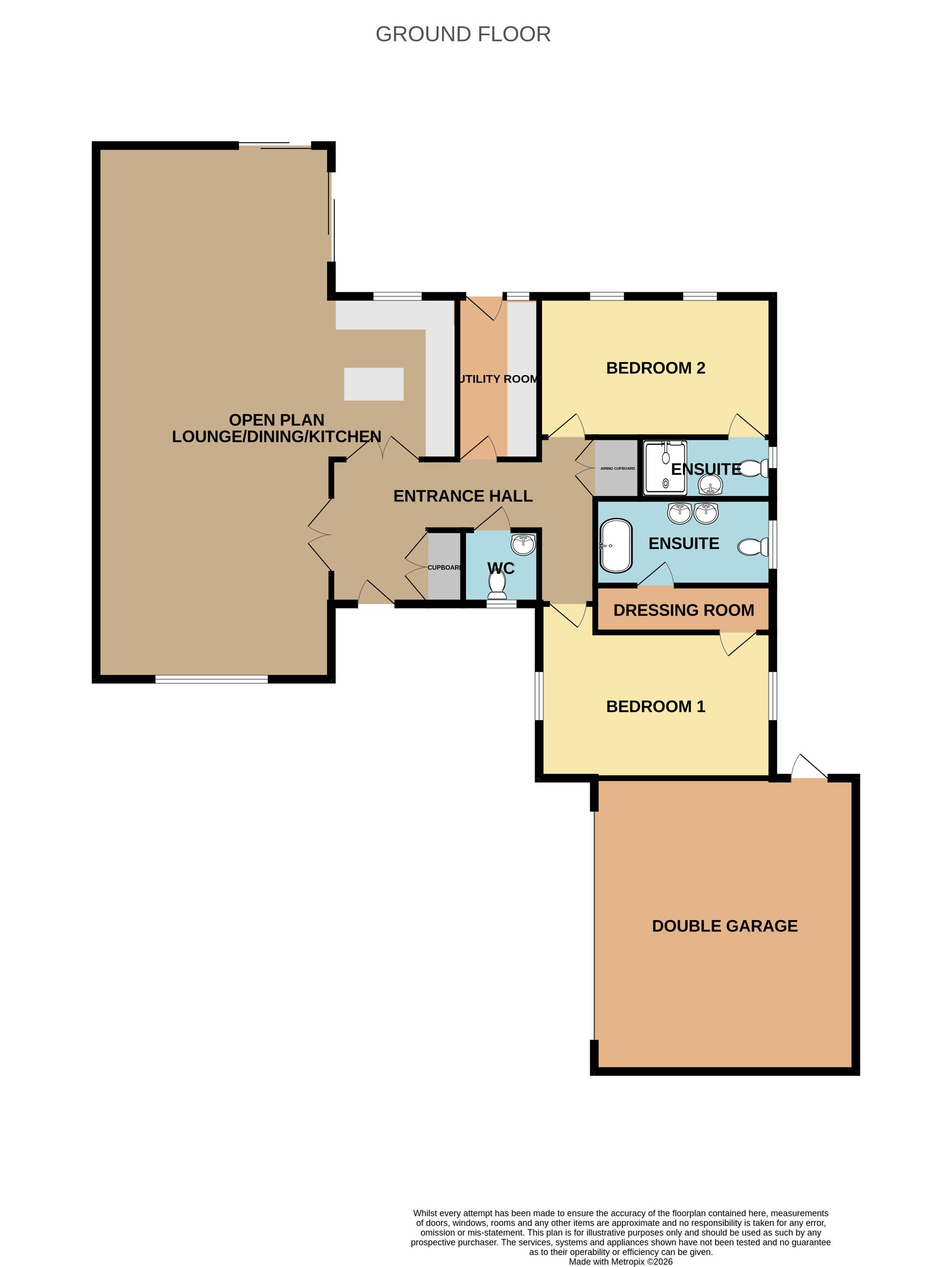 107b Leverington Common, Wisbech floorplan