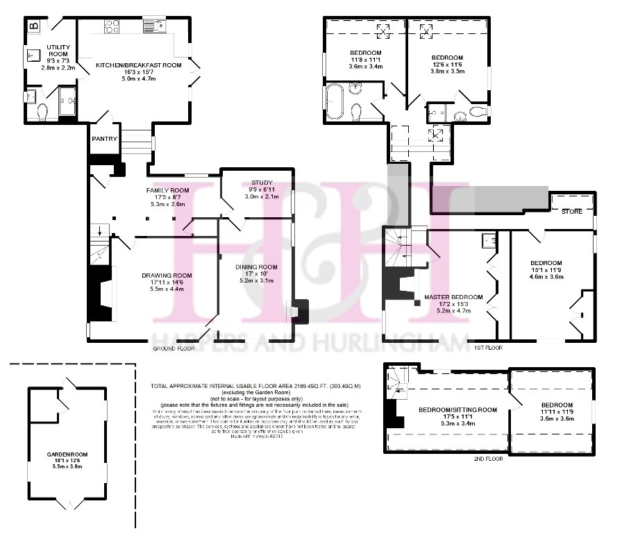 6 Bedrooms Detached house for sale in Bedgebury Road, Goudhurst, Kent TN17