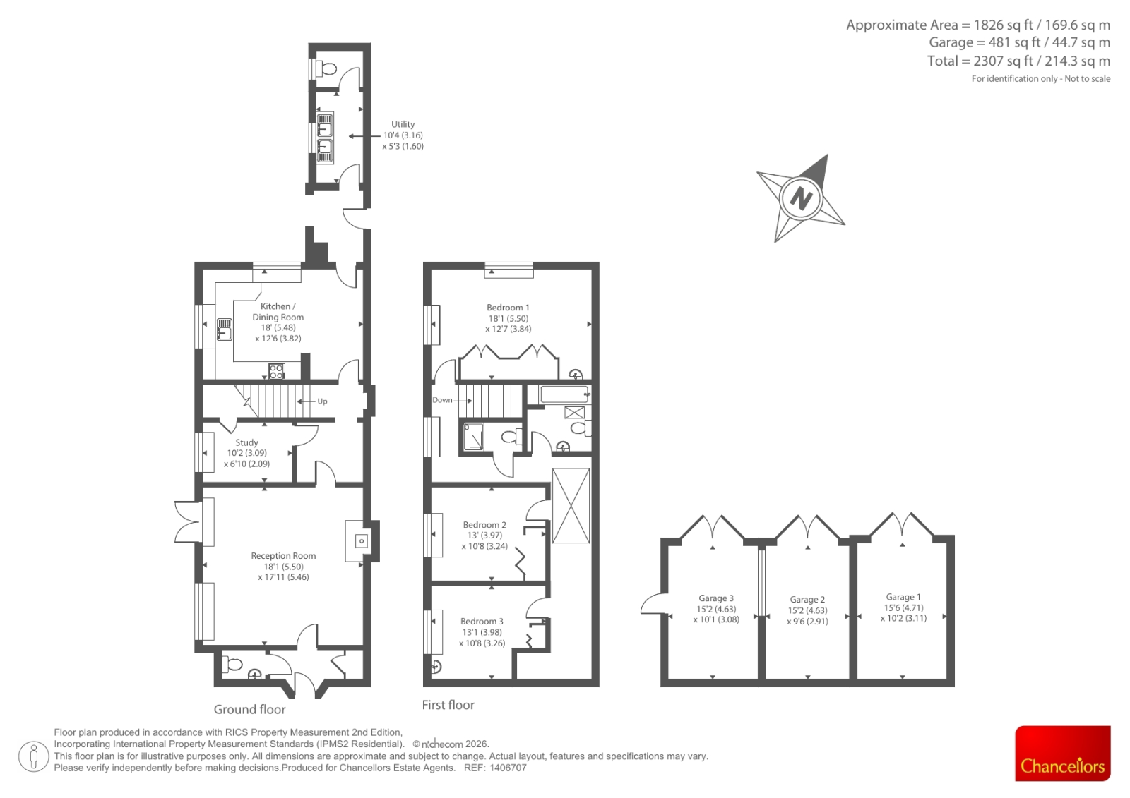 Old School House,, Wigmore, Herefordshire floorplan