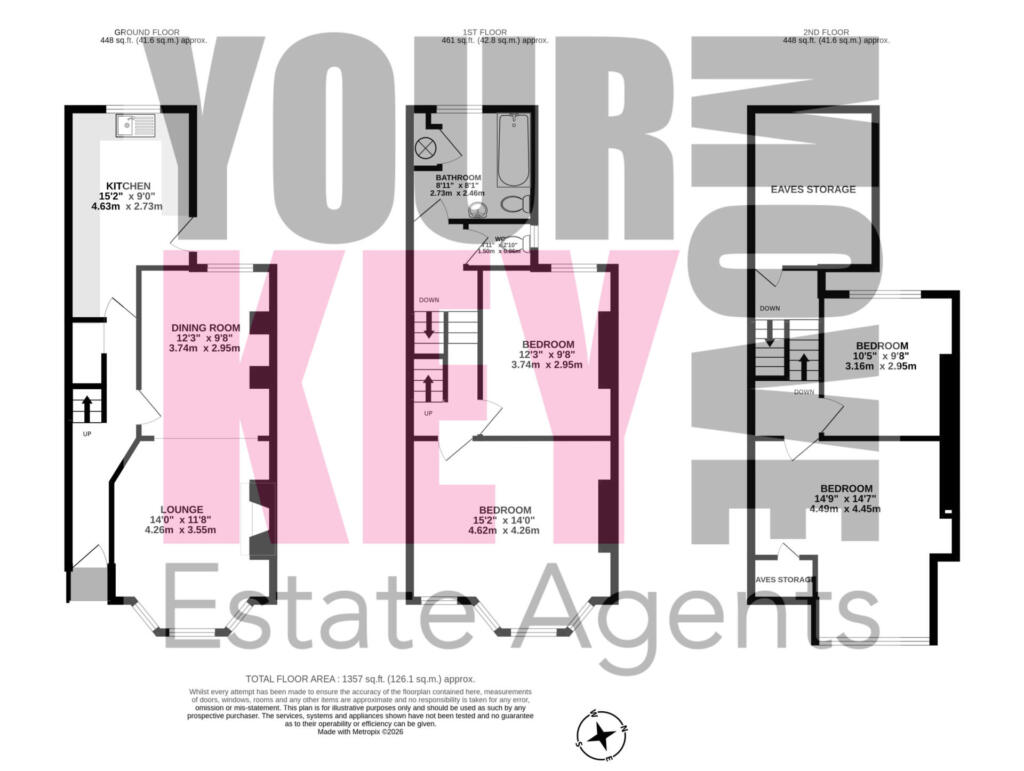 83, Linden Crescent, Folkestone floorplan