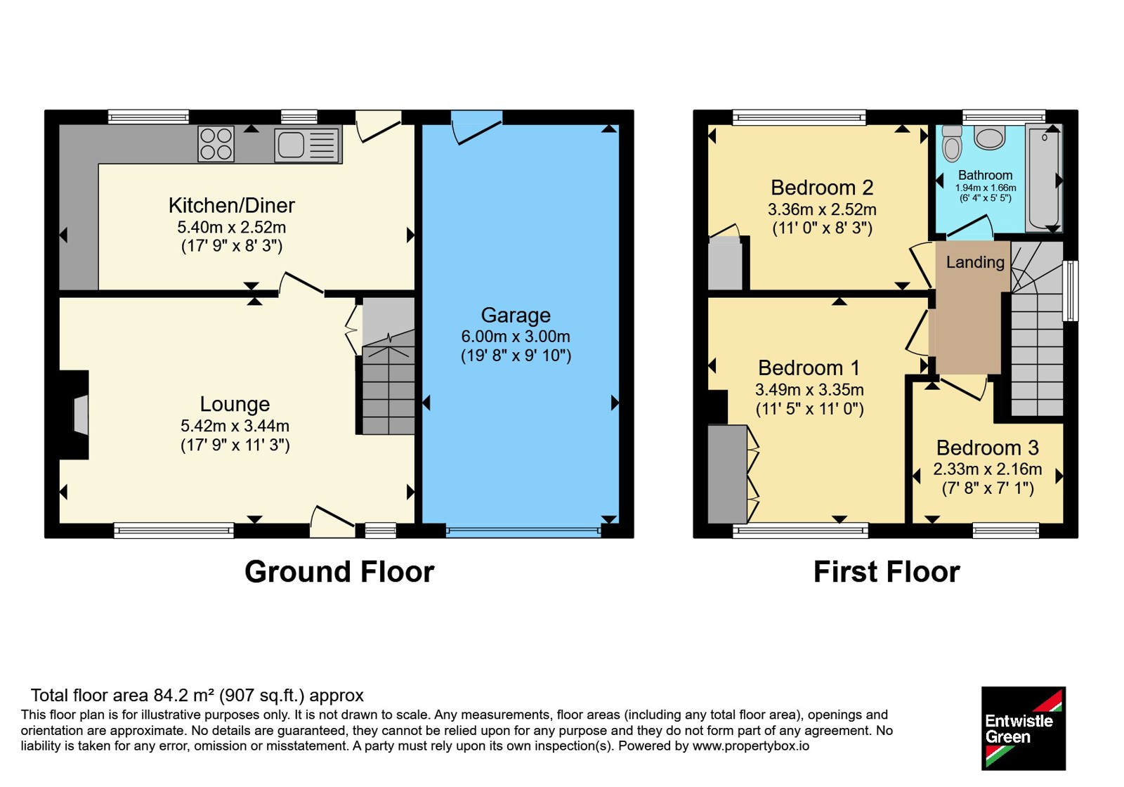 2, Hunting Hill Road, Lancashire floorplan
