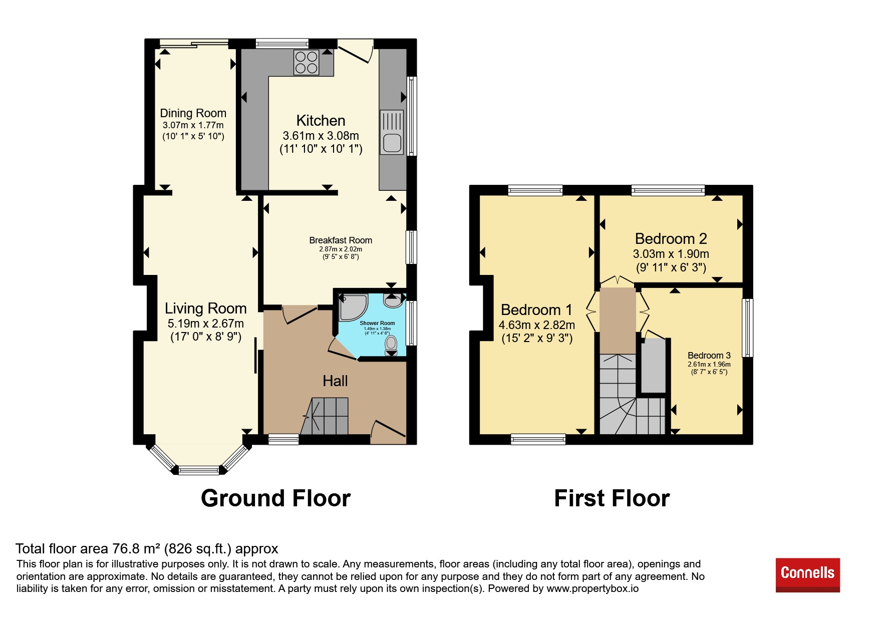 41, Queens Road, PLYMOUTH floorplan