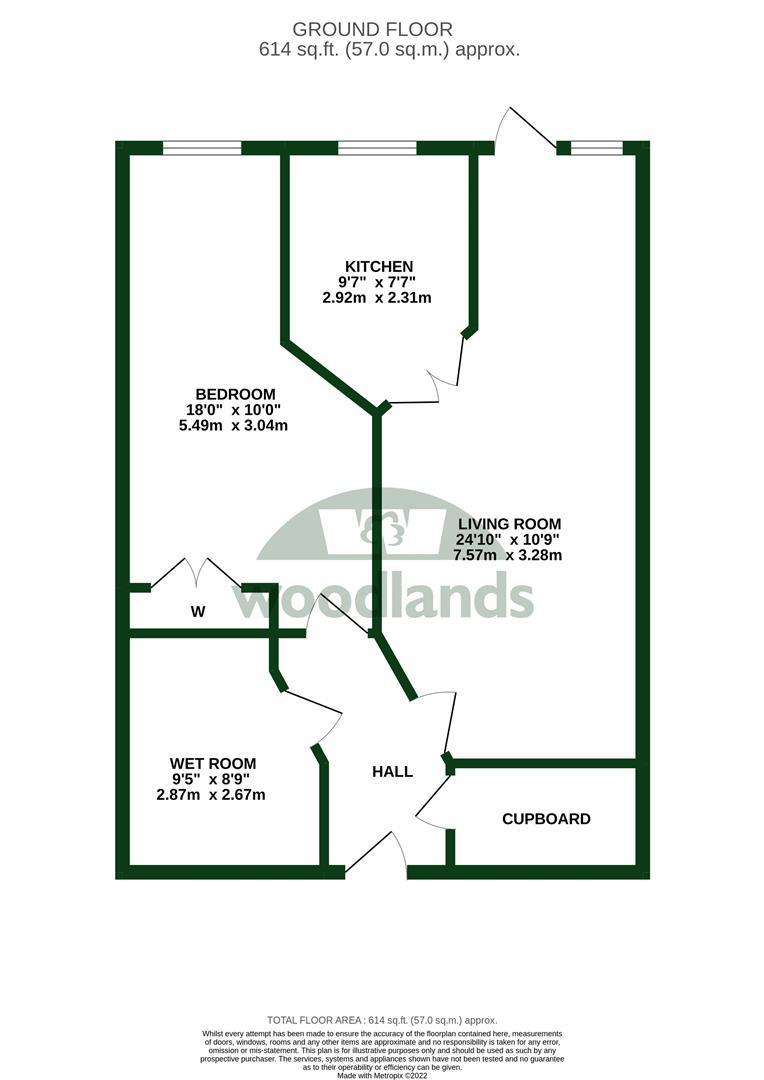 8 Linters Court, London Road, Redhill floorplan