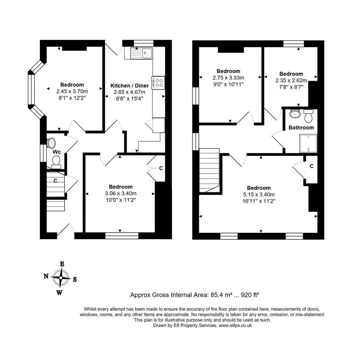 Princes Street, Oxford floorplan