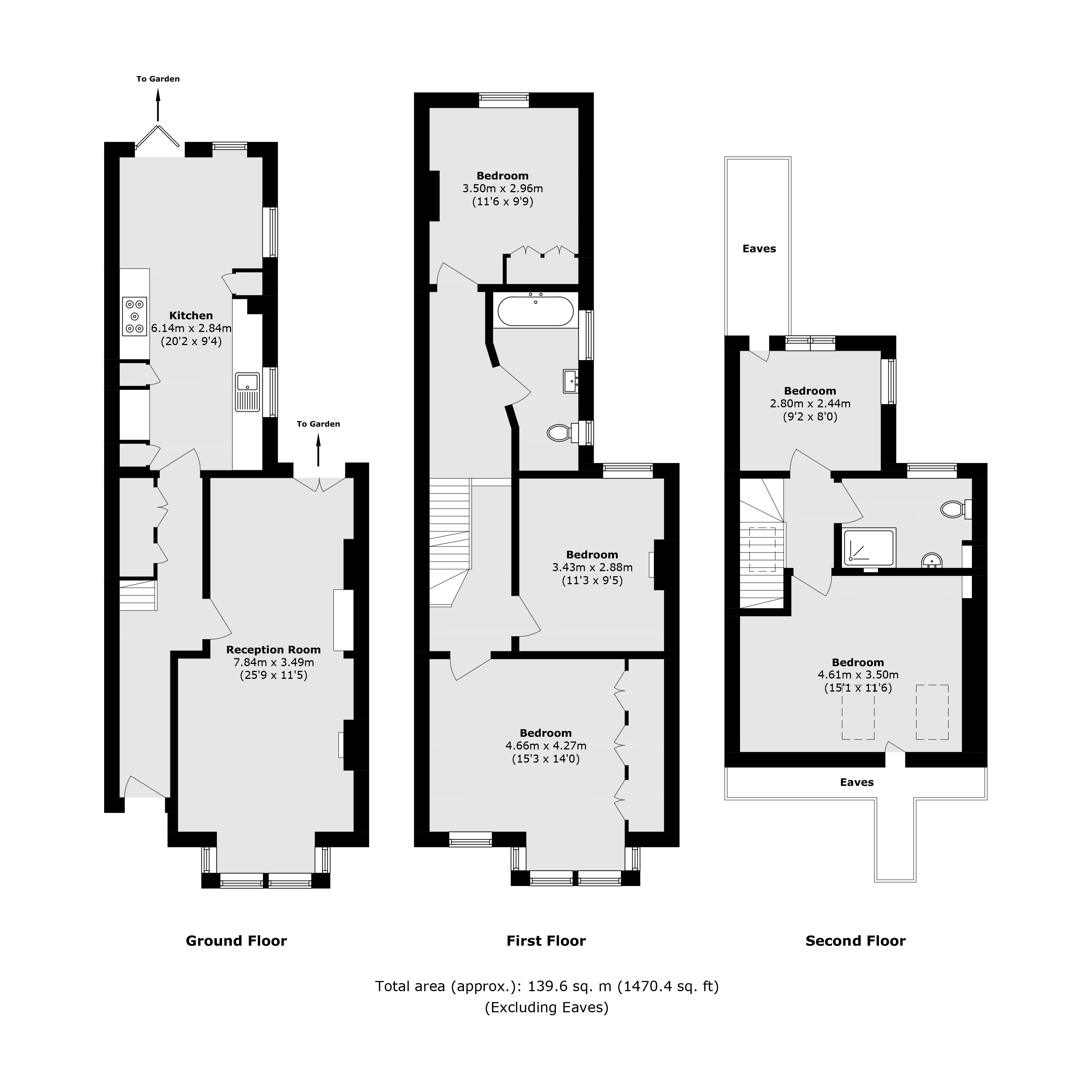 12, Chambers Gardens, London floorplan