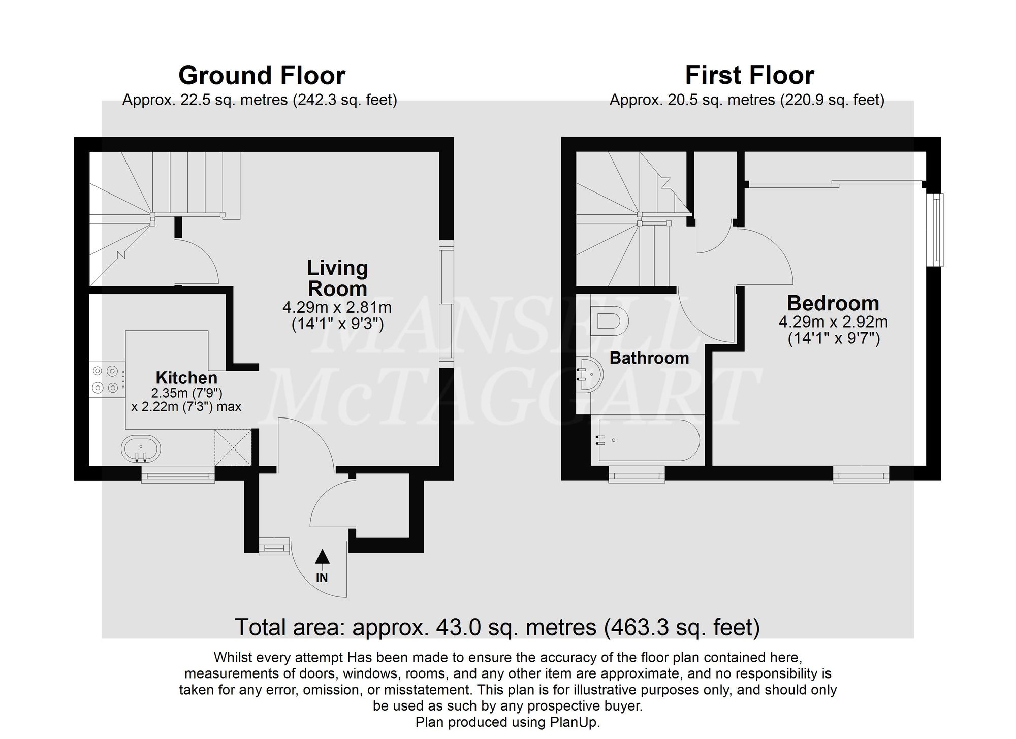 17 Leybourne Close, Crawley floorplan