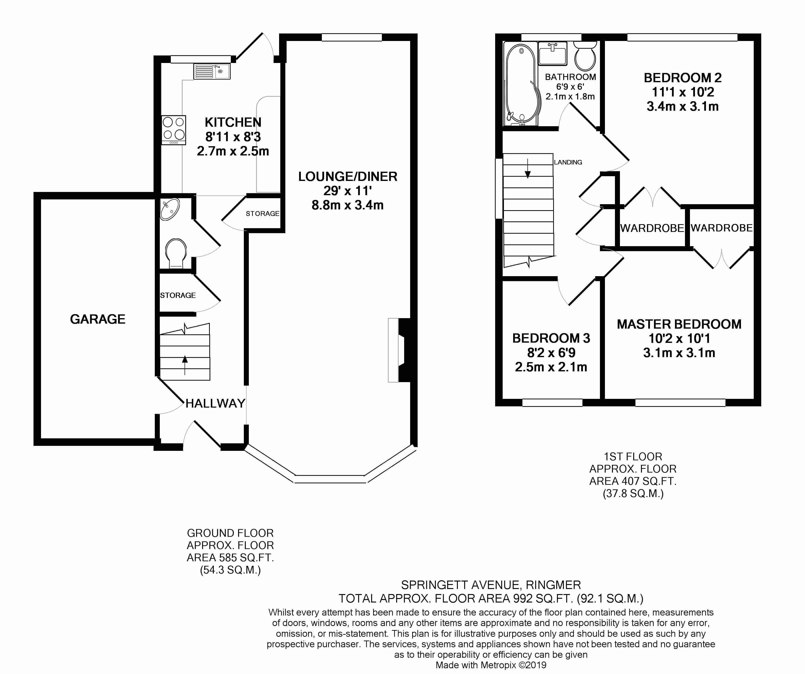 3 Bedrooms Detached house to rent in Springett Avenue, Lewes BN8