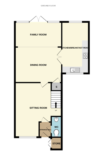 35, Damson Drive, Hartley Wintney floorplan