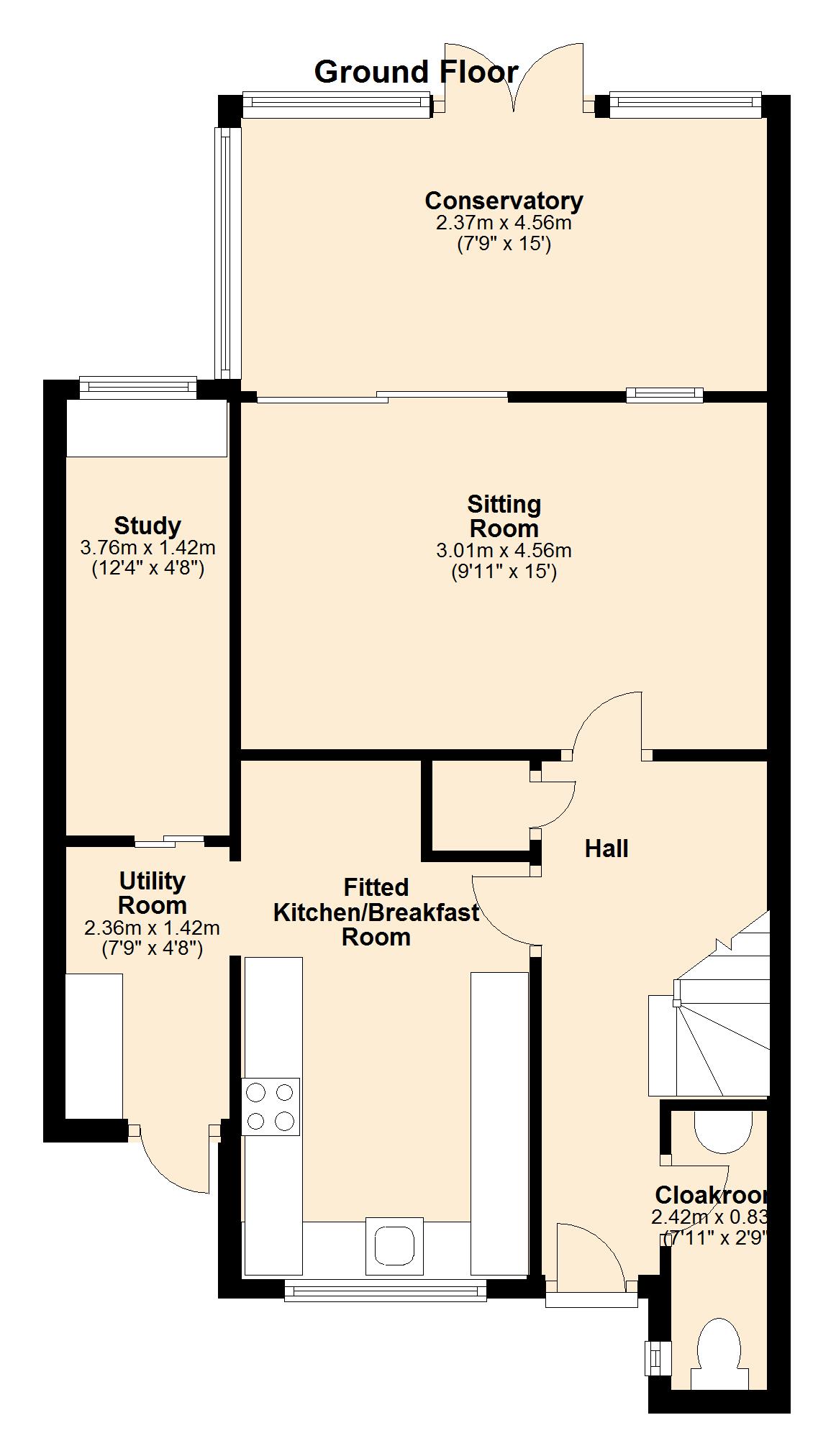 3 Bedrooms Semi-detached house to rent in Wayside Green, Woodcote, Woodcote Reading RG8