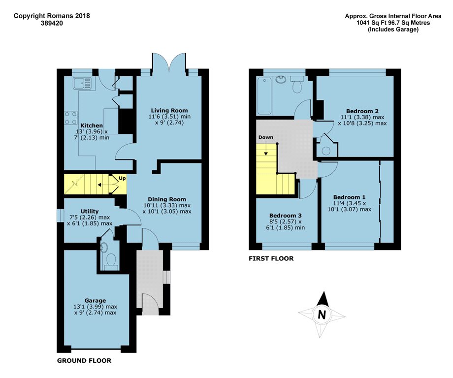 3 Bedrooms End terrace house for sale in Partridge Avenue, Yateley, Hampshire GU46