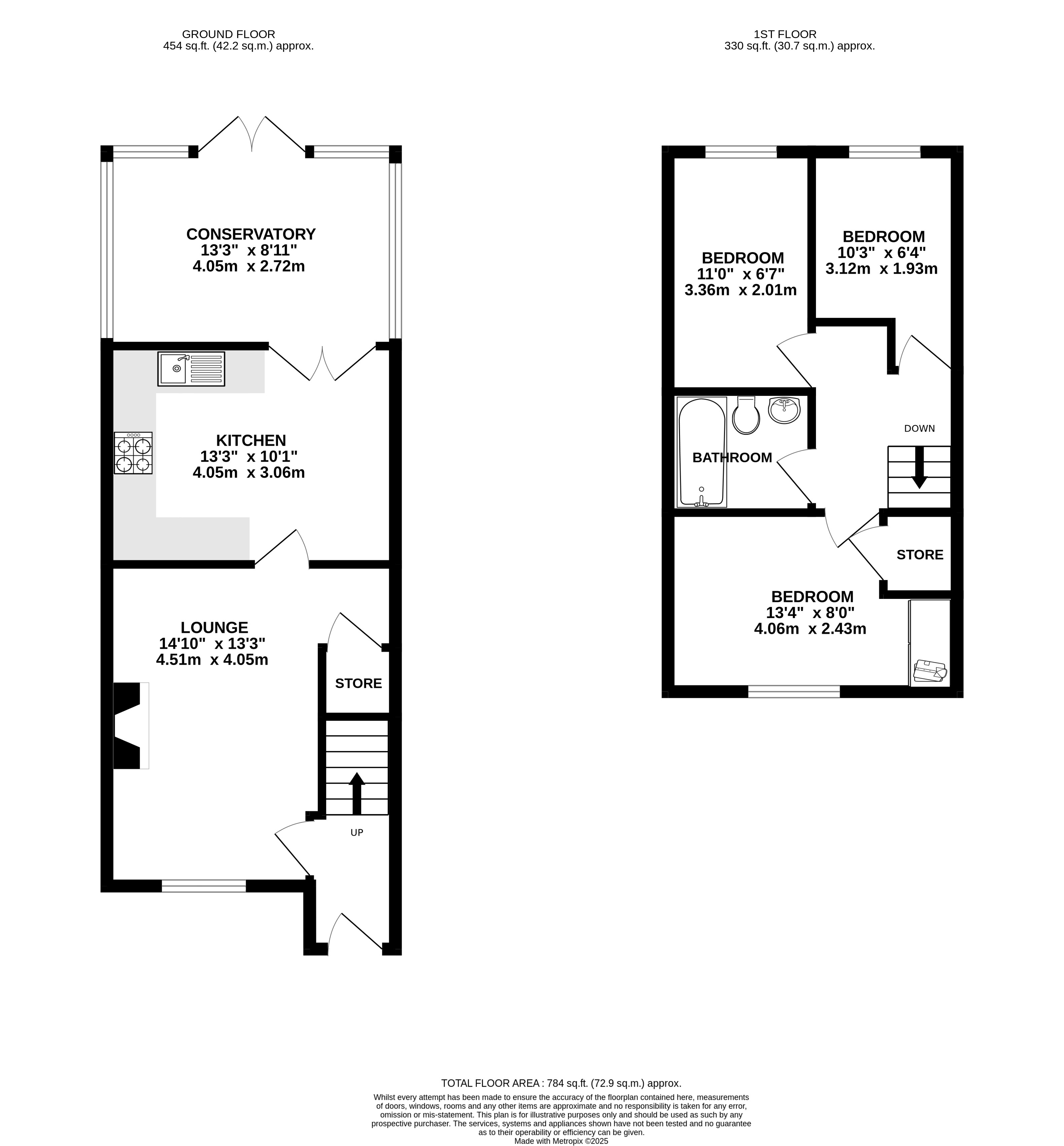 Fairfield Road, Horsley Woodhouse, Ilkeston, Derbyshire, DE7 floorplan