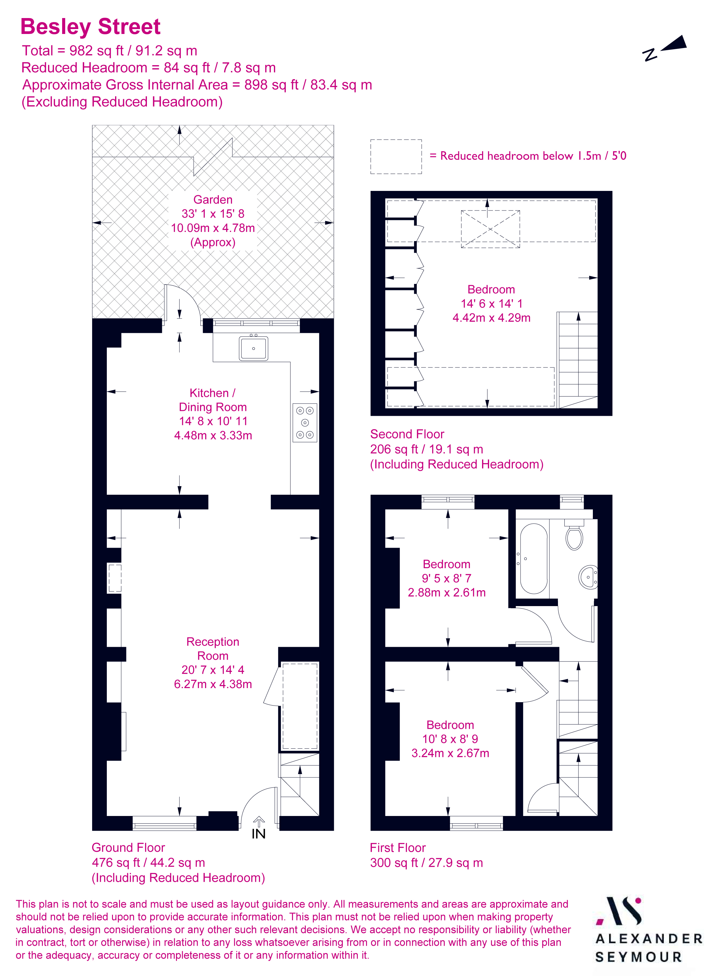 20, Besley Street, Furzedown floorplan