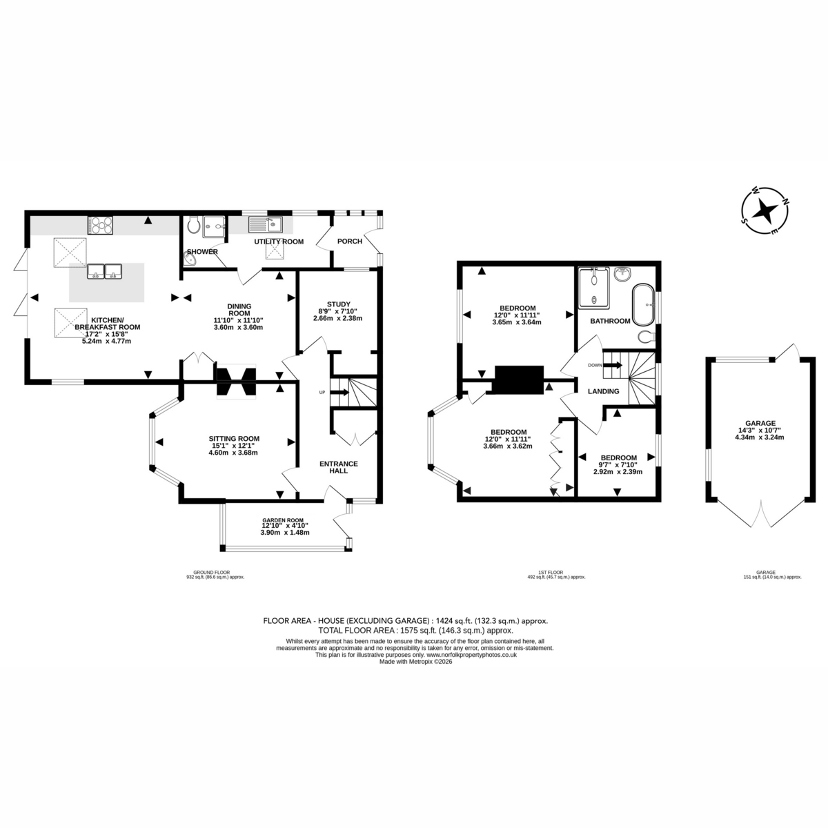 53, Aylsham Road, North Walsham floorplan