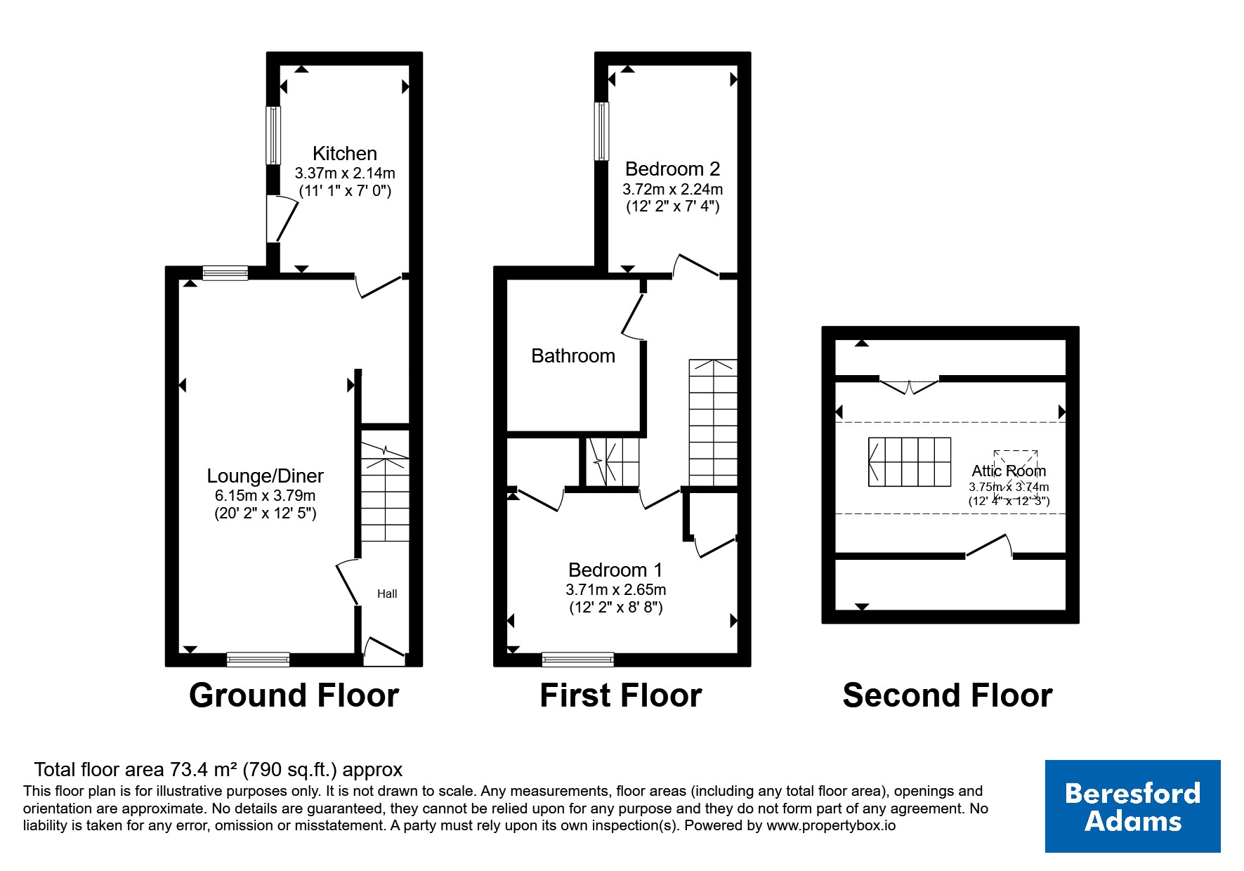24, Hyfrydle Road, Gwynedd floorplan