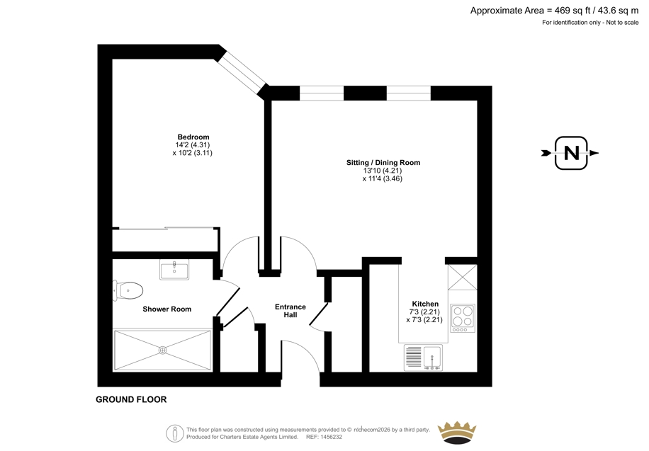 48, Belmaine Court, Worthing floorplan