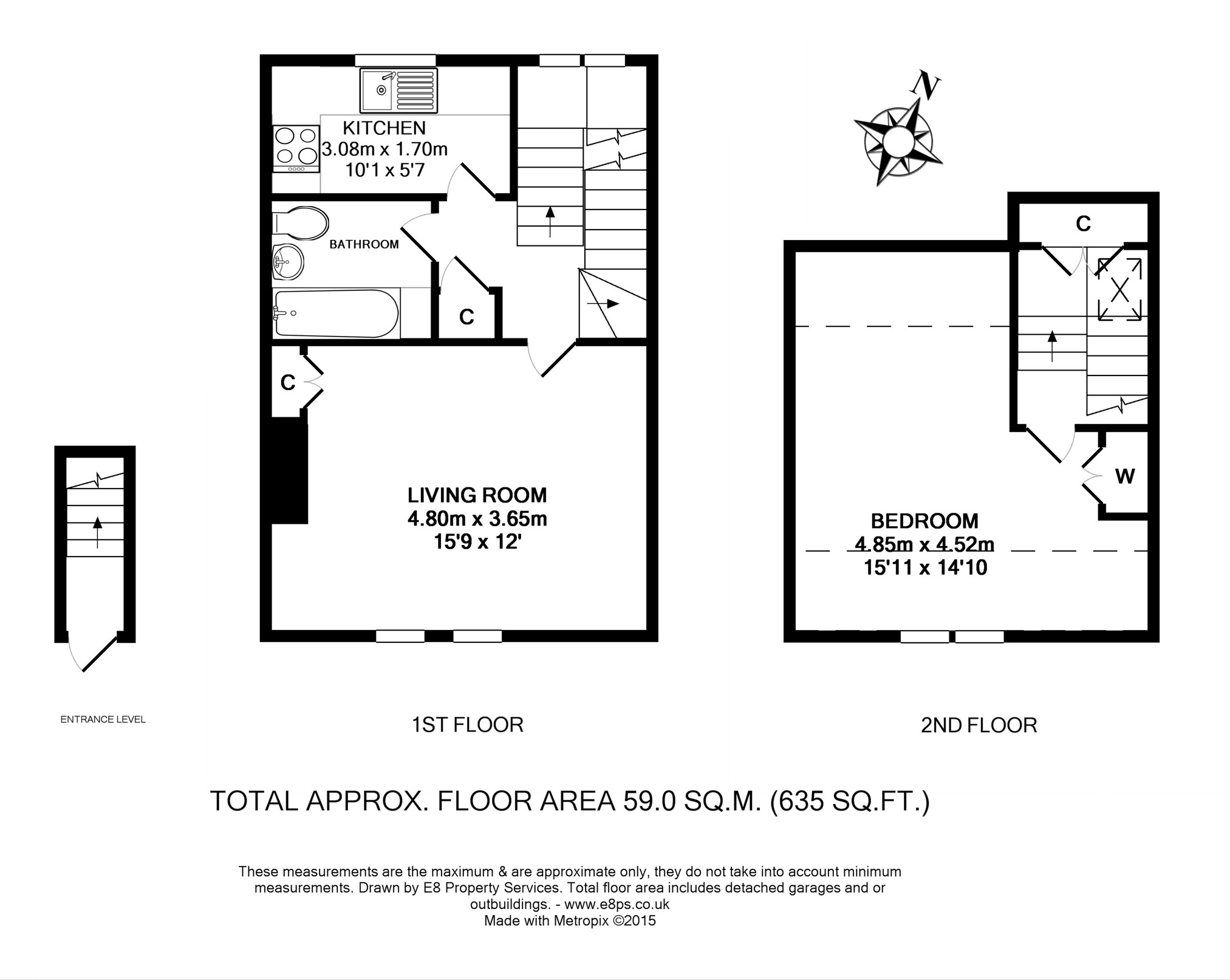 1 Bedrooms Flat to rent in Walton Crescent, Oxford OX1