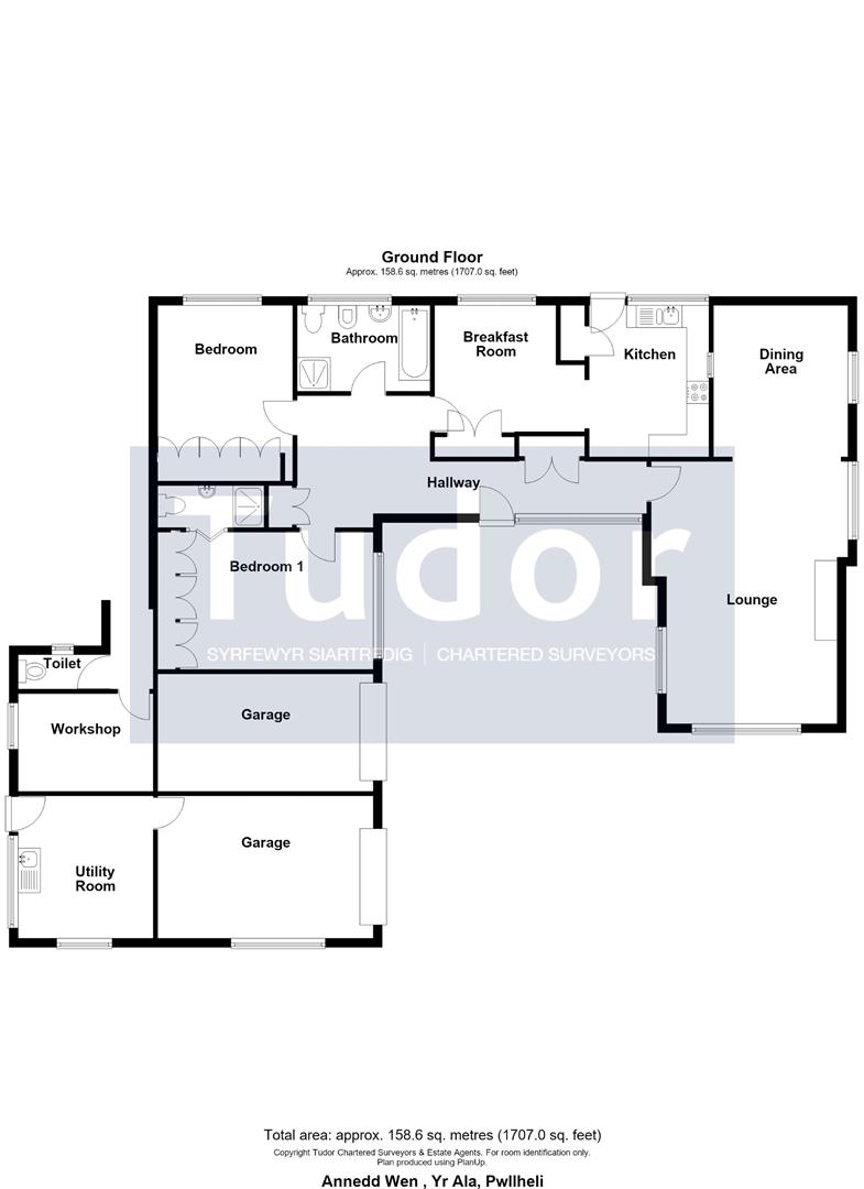 Yr Ala, Pwllheli floorplan