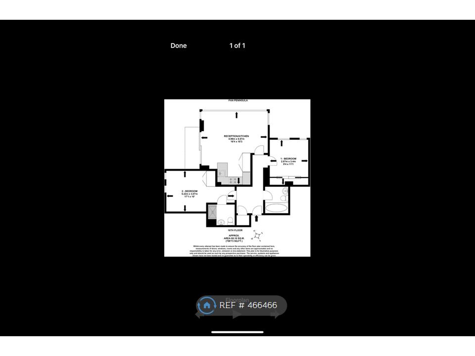 2 Bedrooms Flat to rent in Pan Peninsula Square, London E14