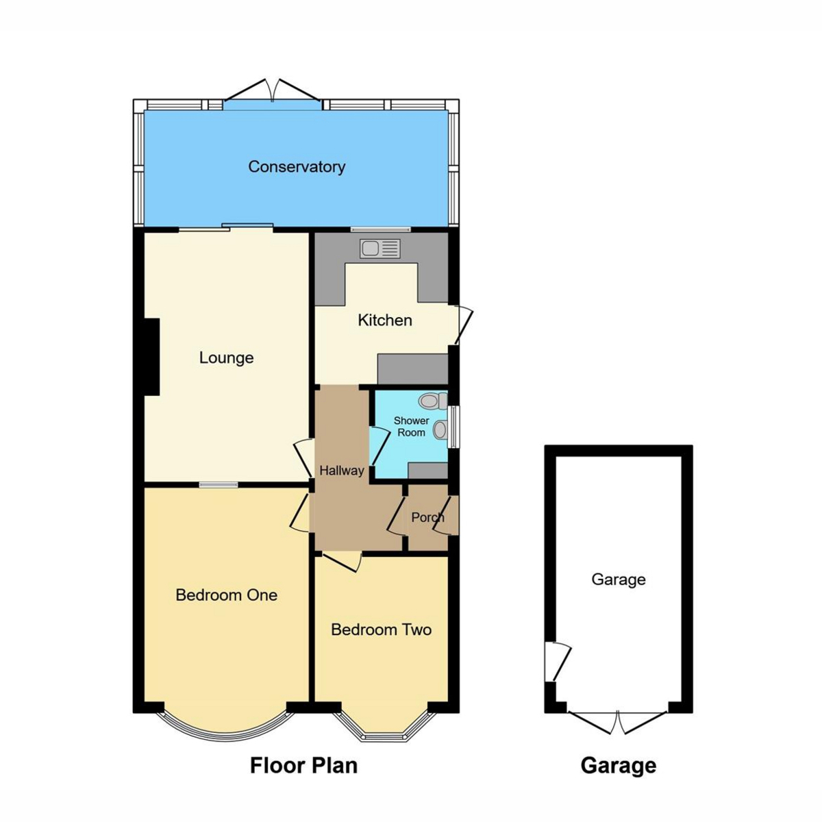 Westwood Gardens, Benfleet SS7, 2 bedroom semidetached bungalow for
